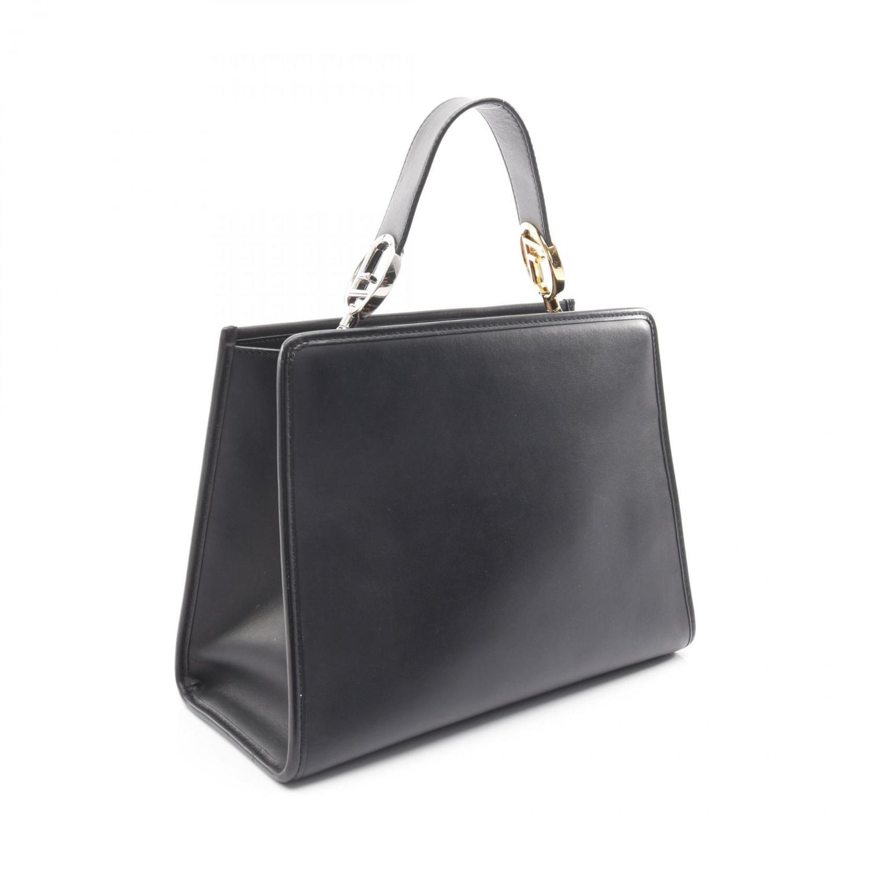 Fendi RUNAWAY small leather handbag available in black, brown, and red.