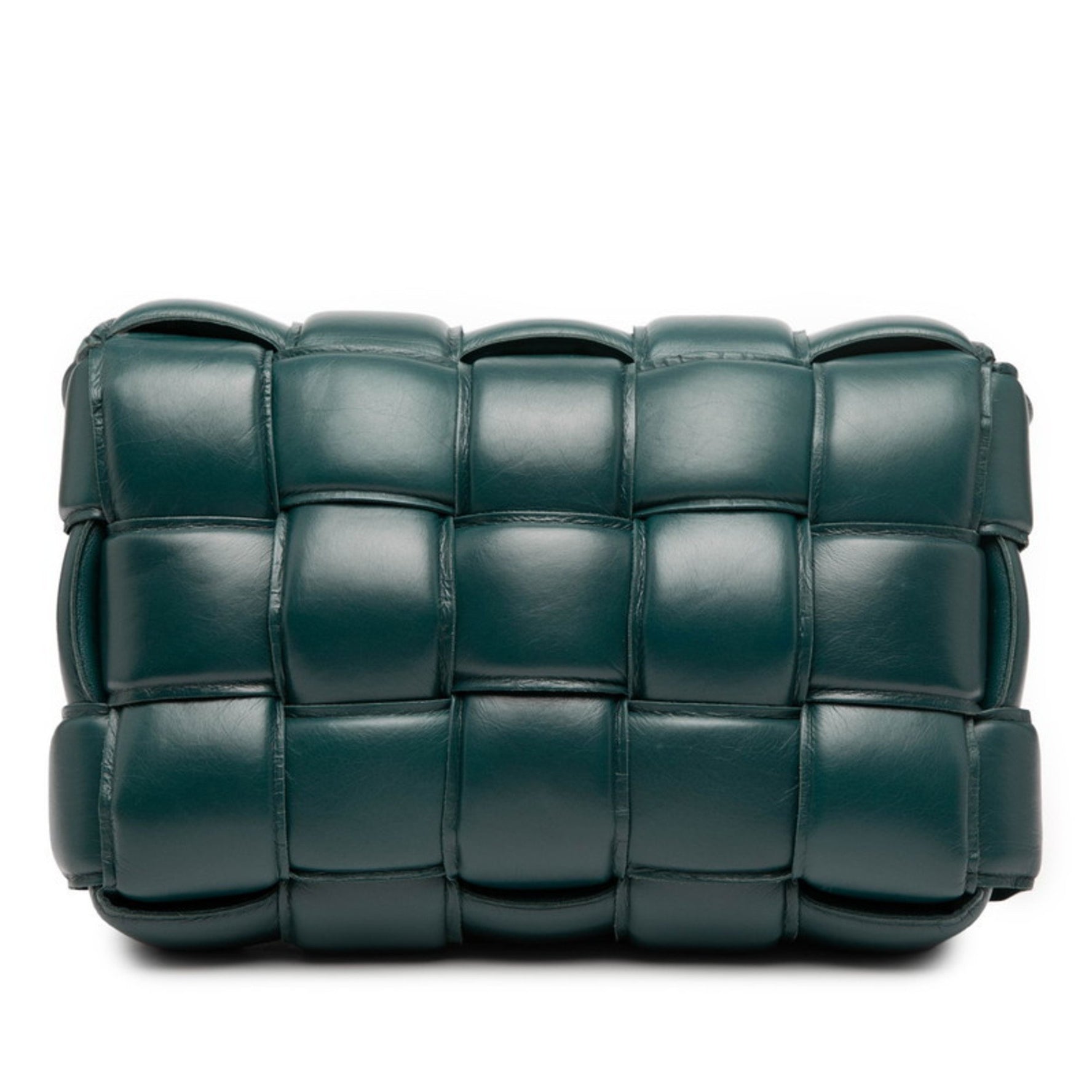 Bottega Veneta Intrecciato Padette Cassette Shoulder Bag in Leather