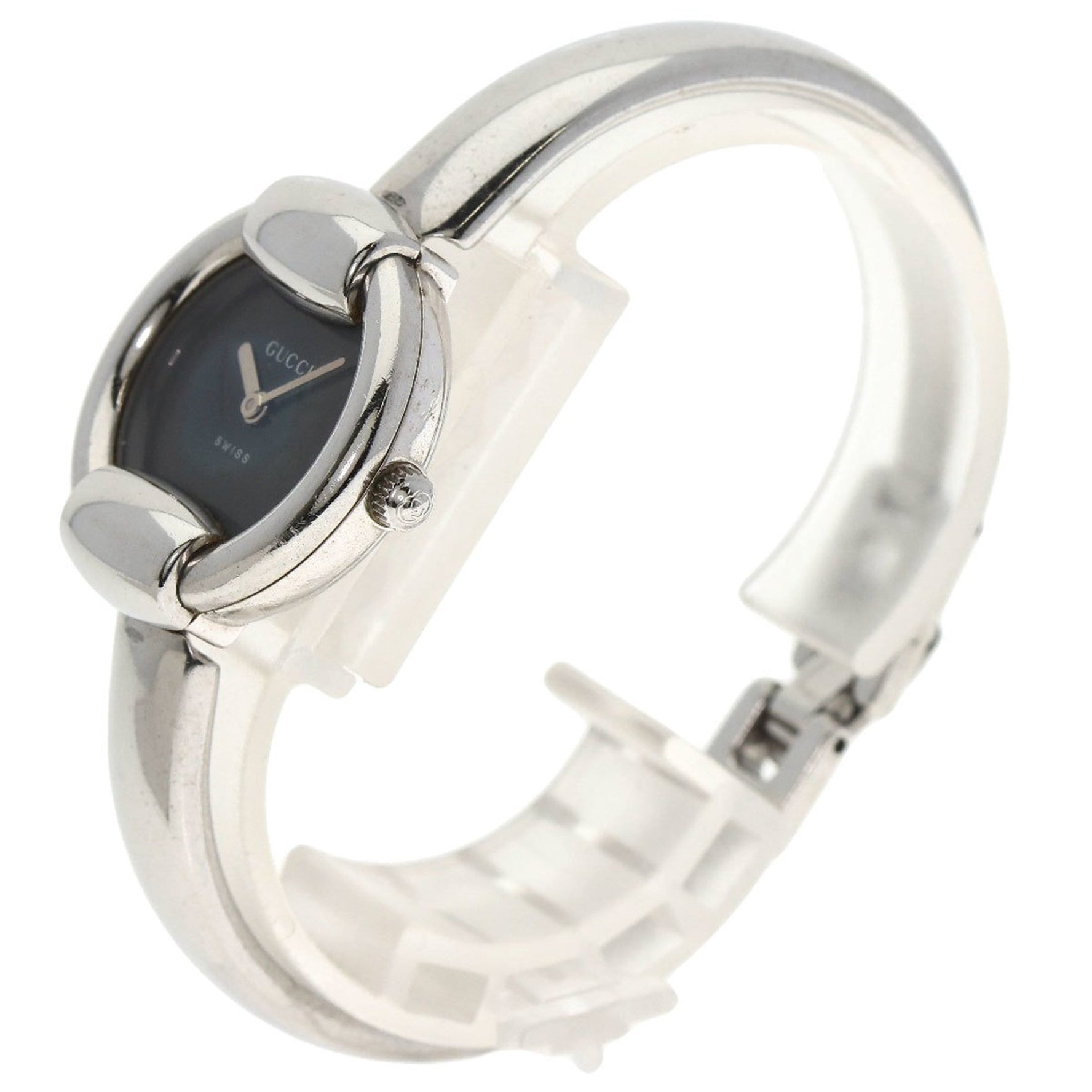 Gucci Bangle Watch Stainless Steel SS Ladies