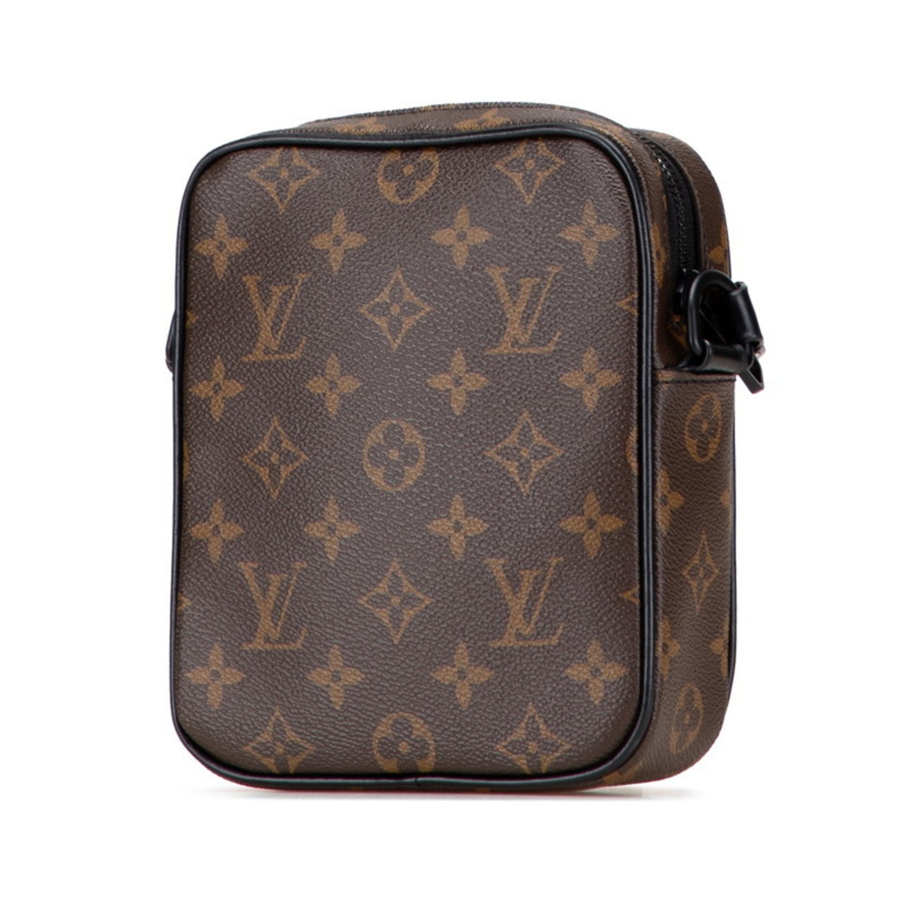 Louis Vuitton Monogram Macassar Christopher Wearable Wallet Shoulder Bag Brown Black PVC Leather LOUIS VUITTON