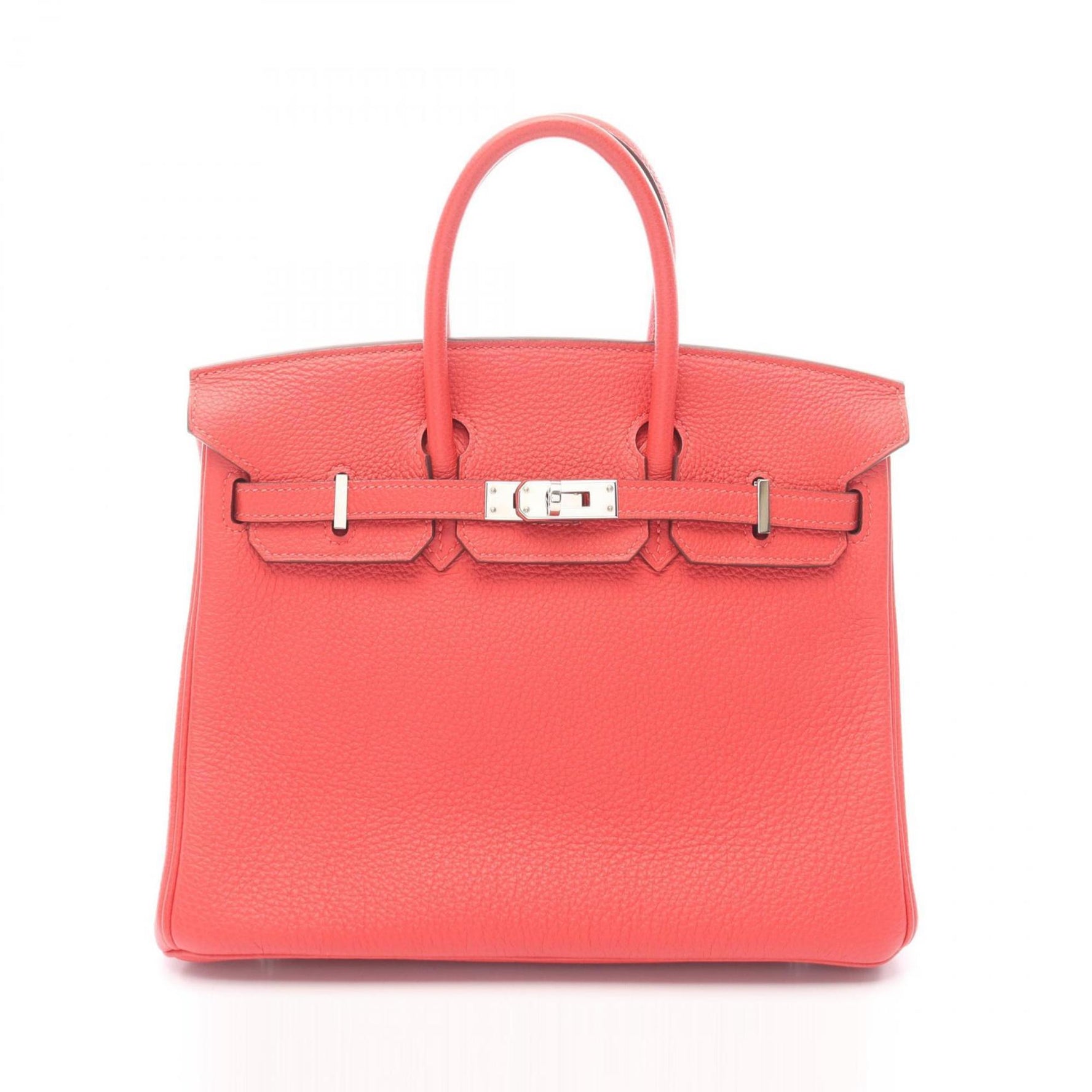 Hermes Hermès Birkin 25 Rouge Pivoine Handbag Togo Women's Red