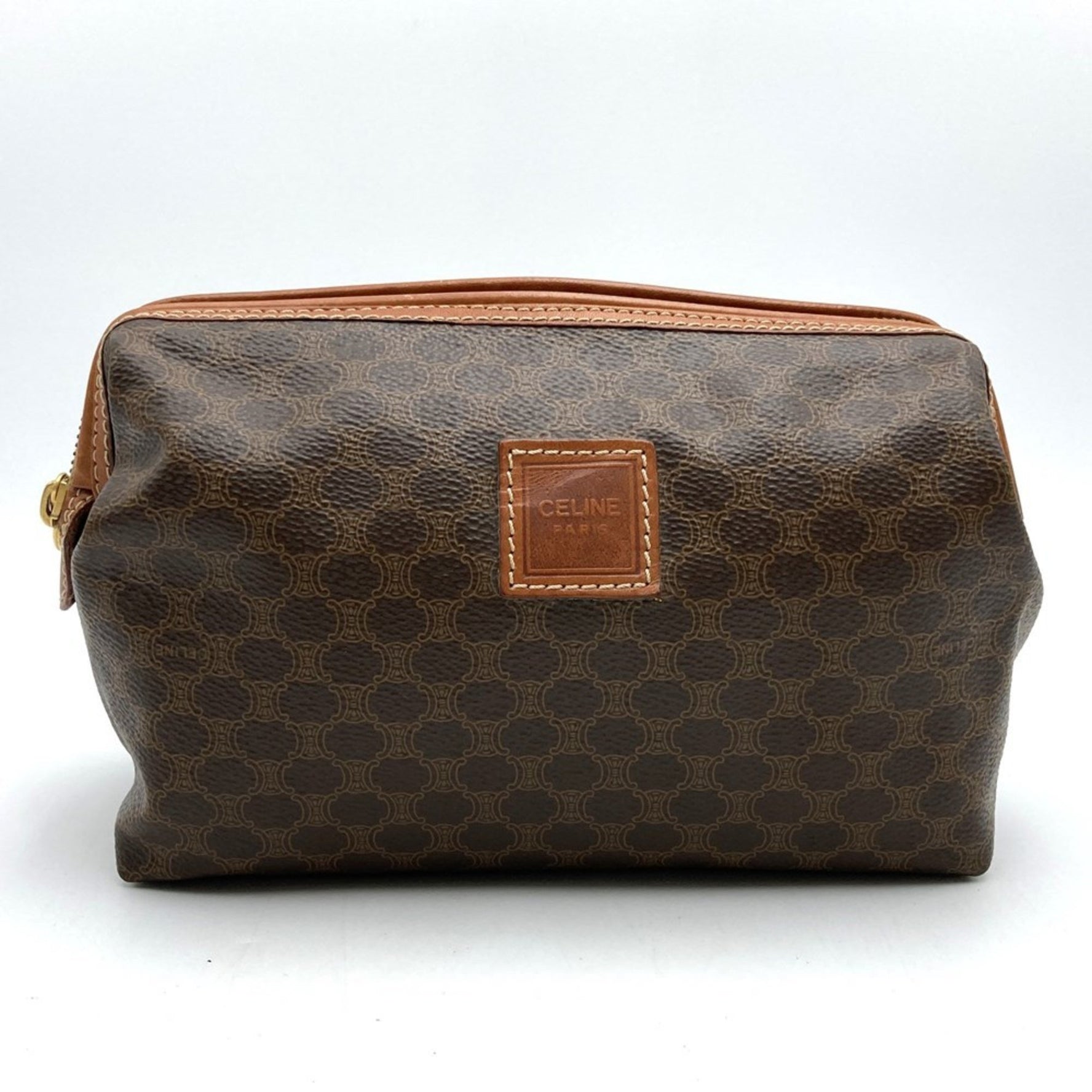 CELINE pouch, macadam pattern, and men