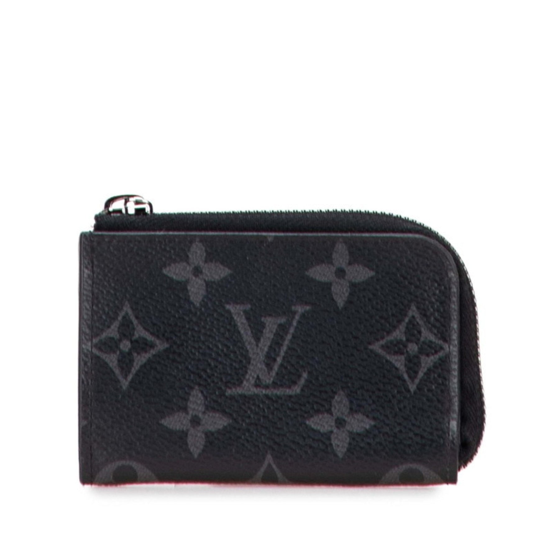 Louis Vuitton Monogram Eclipse Porte Monnaie Jour Wallet/Coin Purse Leather LOUIS VUITTON