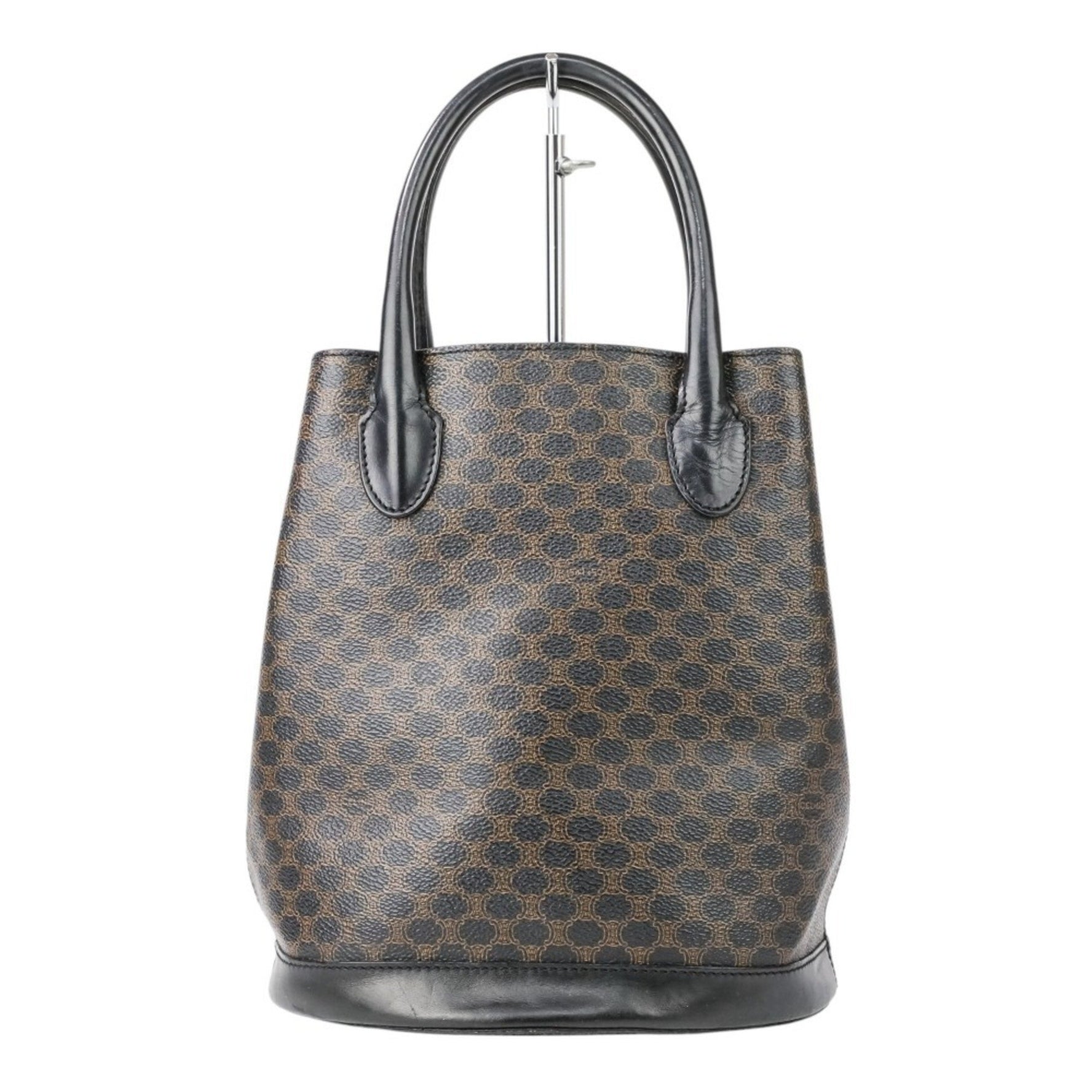 CELINE Vintage Macadam Bucket Tote Bag Handbag