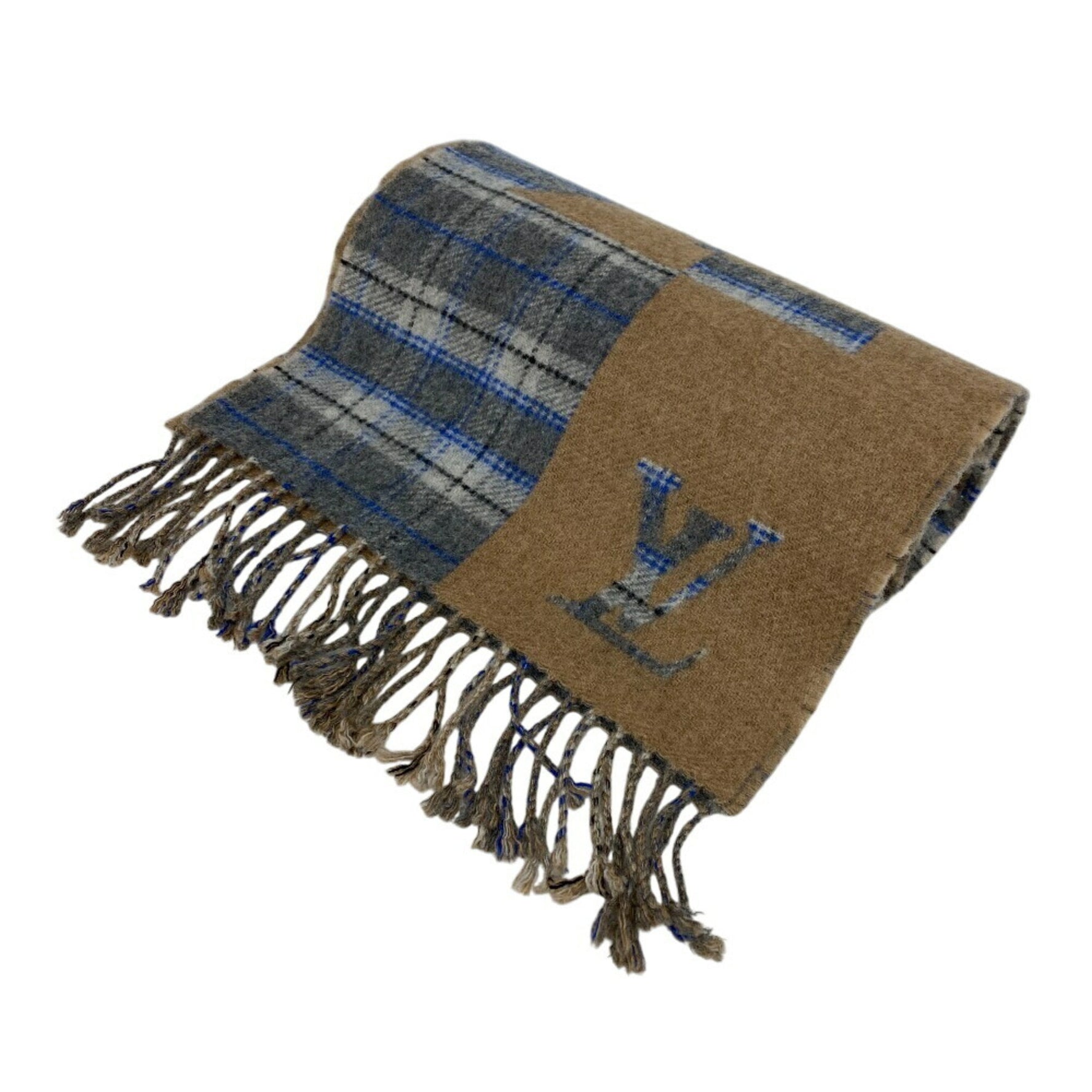 Louis Vuitton Check with Echarpe Scarf, Fluffy, Thick