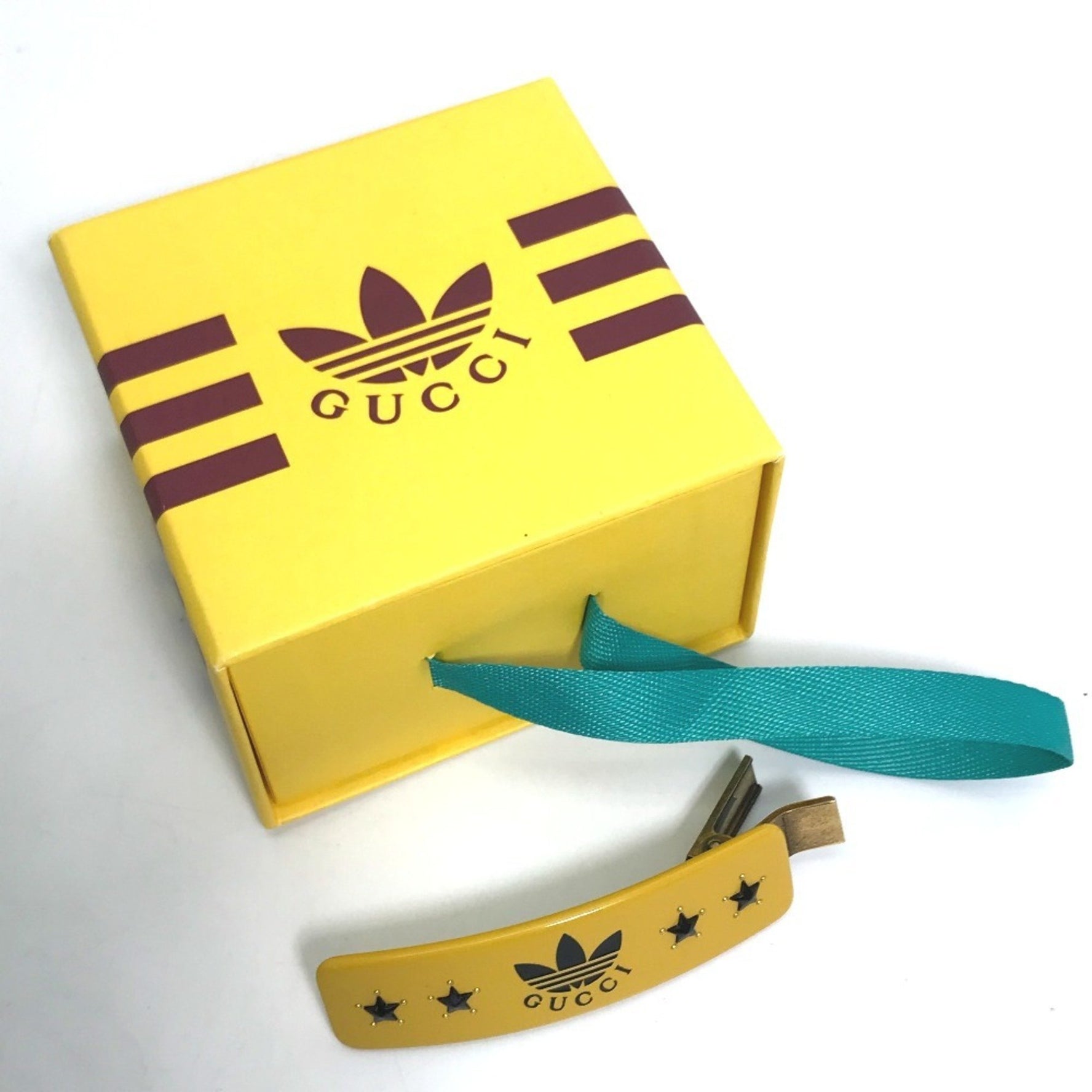 GUCCI Hair Accessory, Adidas Collaboration Clip Barrette, Plastic