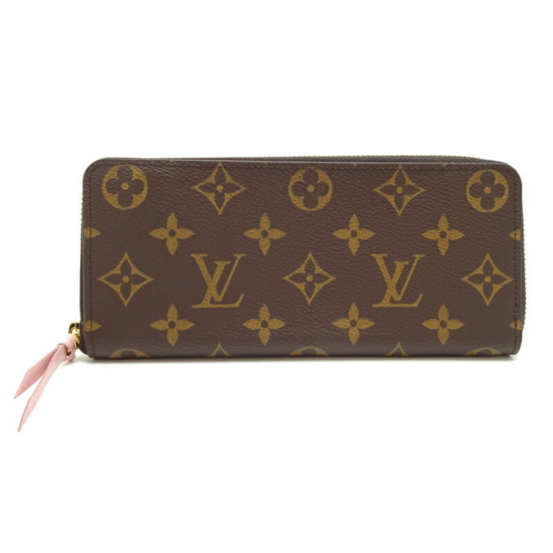 Louis Vuitton Portefeuille Clemence Long Wallet Monogram Rose Ballerine