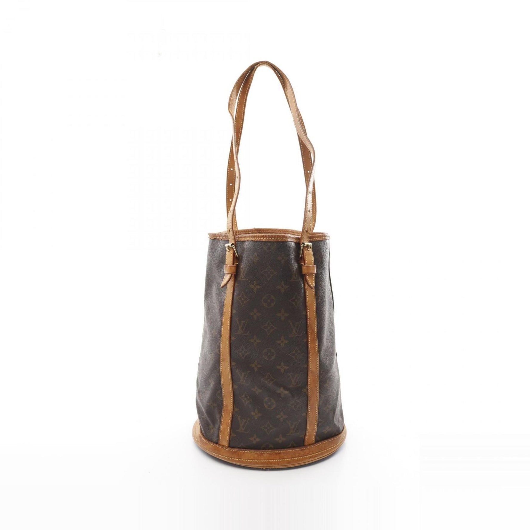 Louis Vuitton Bucket GM Shoulder Bag Coated Canvas Leather Monogram