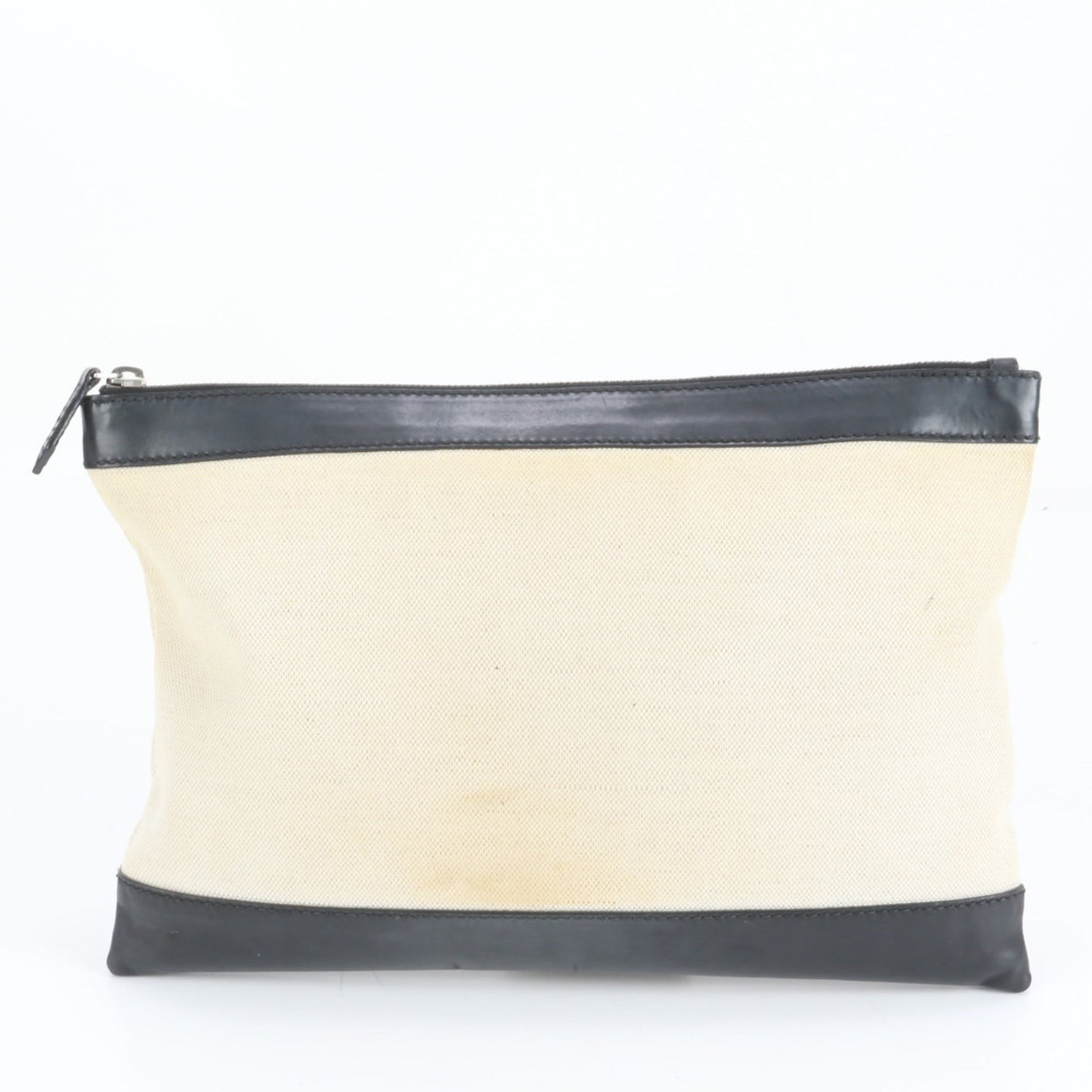 Balenciaga Navy Clip M Leather Second Bag/Clutch Bag Black