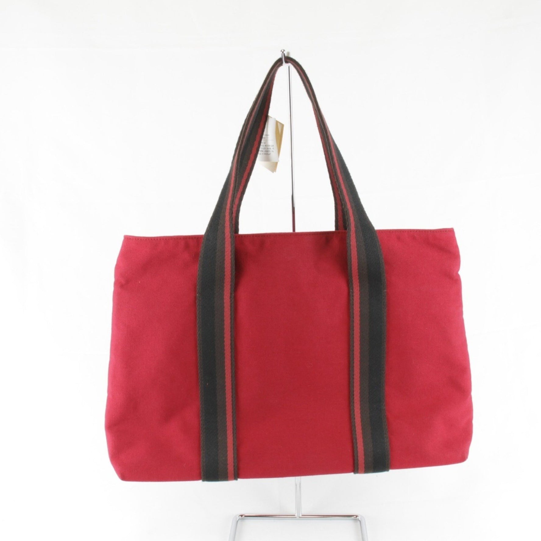 HERMES Troca Horizontal MM Tote Bag Canvas Leather