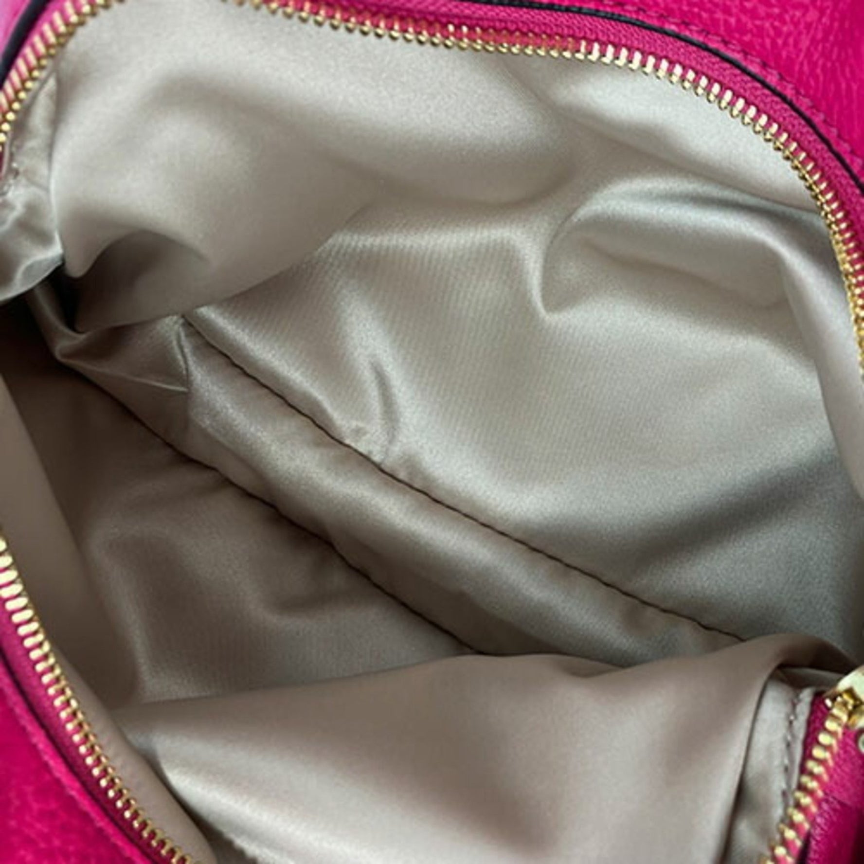 Coach tote bag canvas leather pink beige ladies