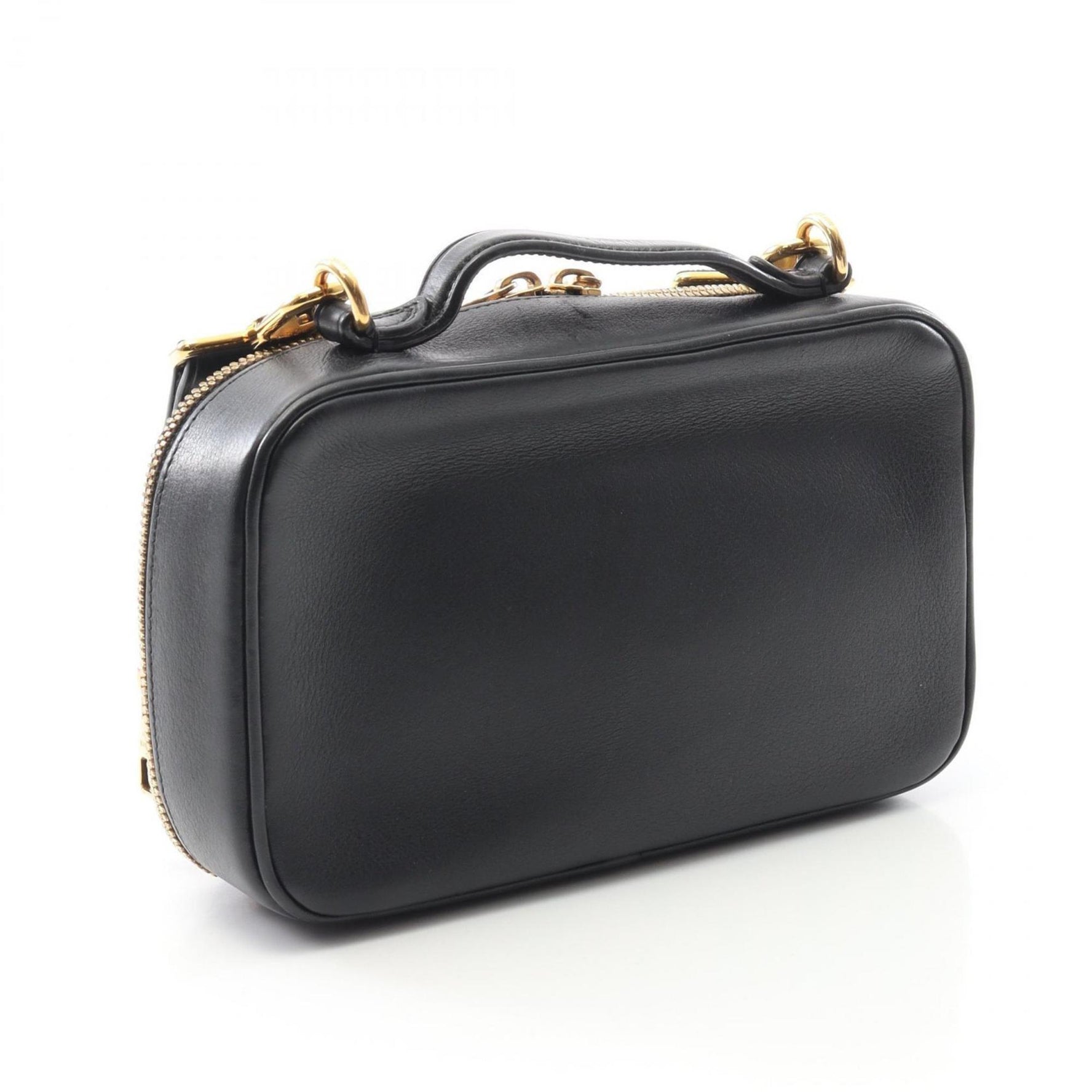 Louis Vuitton Utility Crossbody Shoulder Bag, Leather, Black