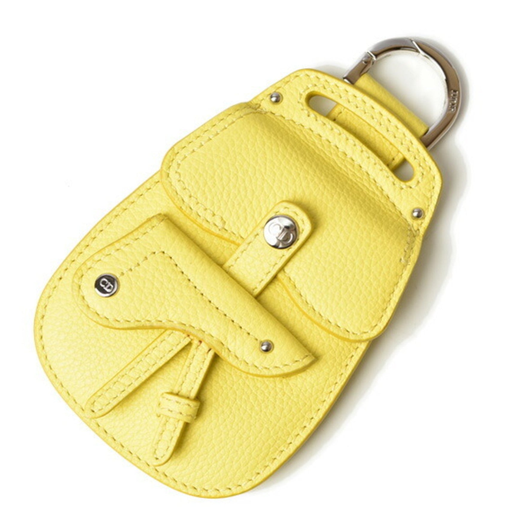 Christian Dior Dior Card Case Coin Wallet Saddle Bag Motif