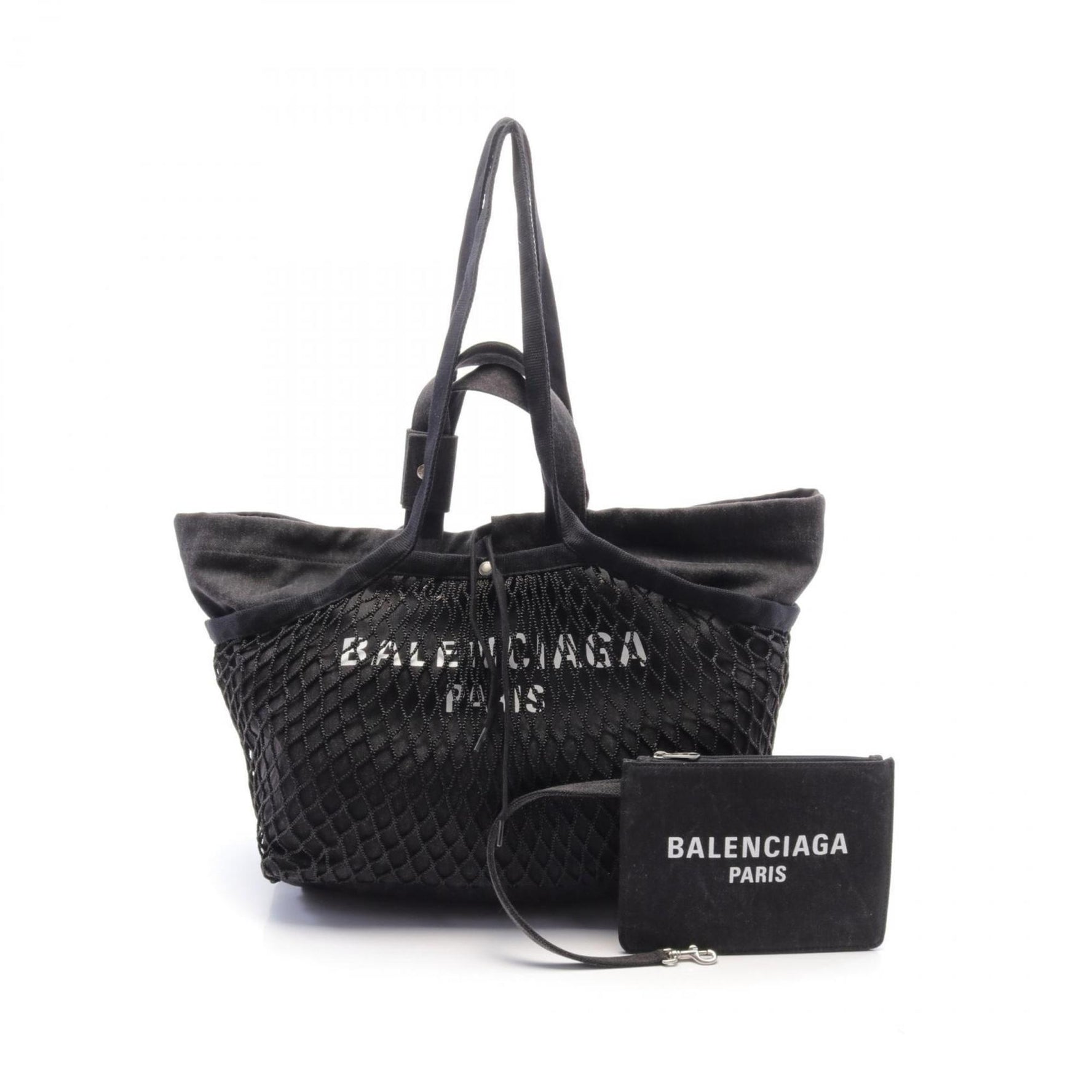 BALENCIAGA 24 7 MEDIUM Tote Bag Denim Nylon