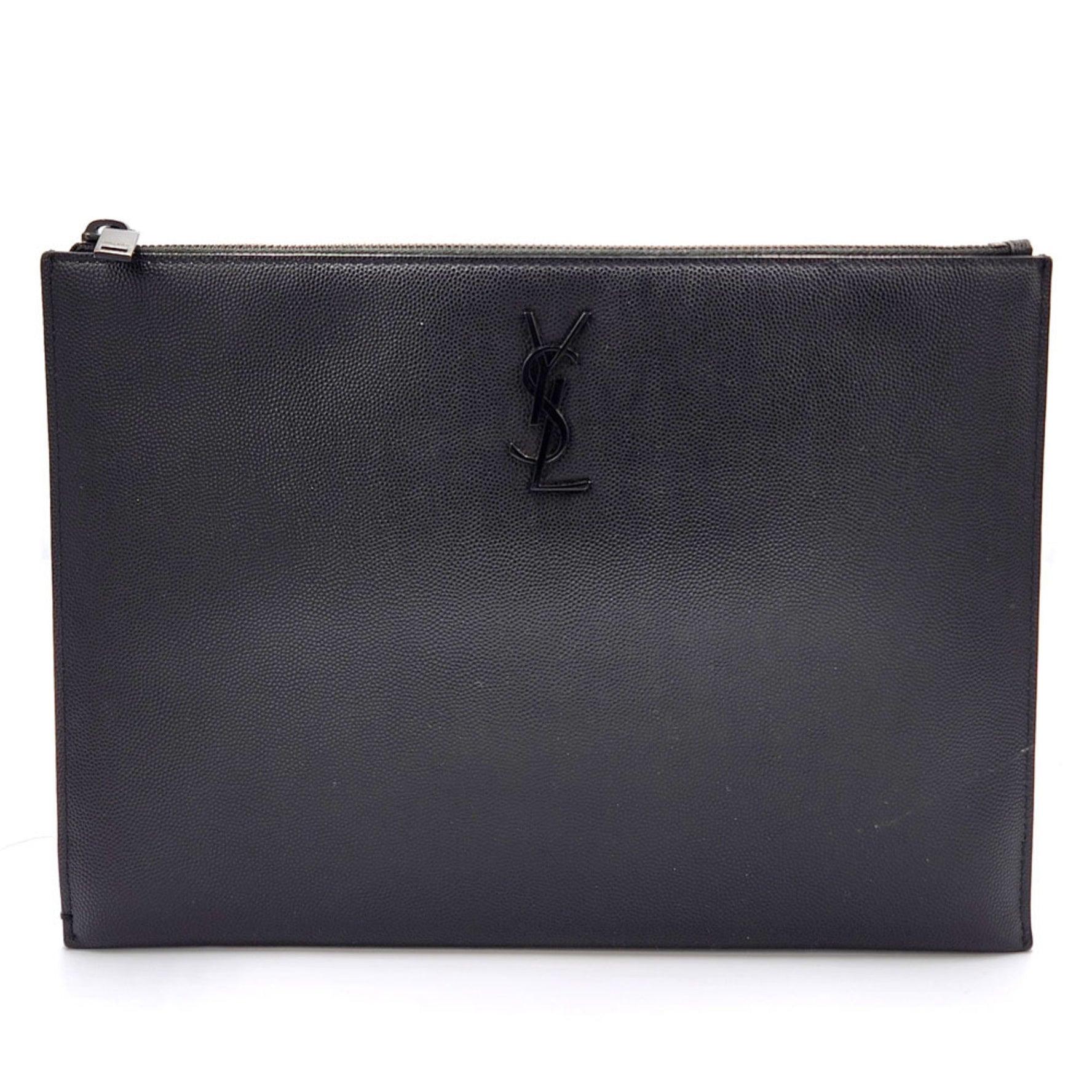 Saint Laurent Paris Clutch Bag Leather Men's