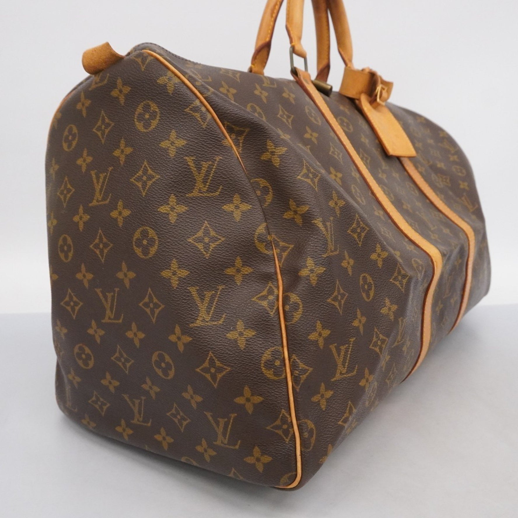 Louis Vuitton Monogram Keepall 55 Boston Bag Men's and
