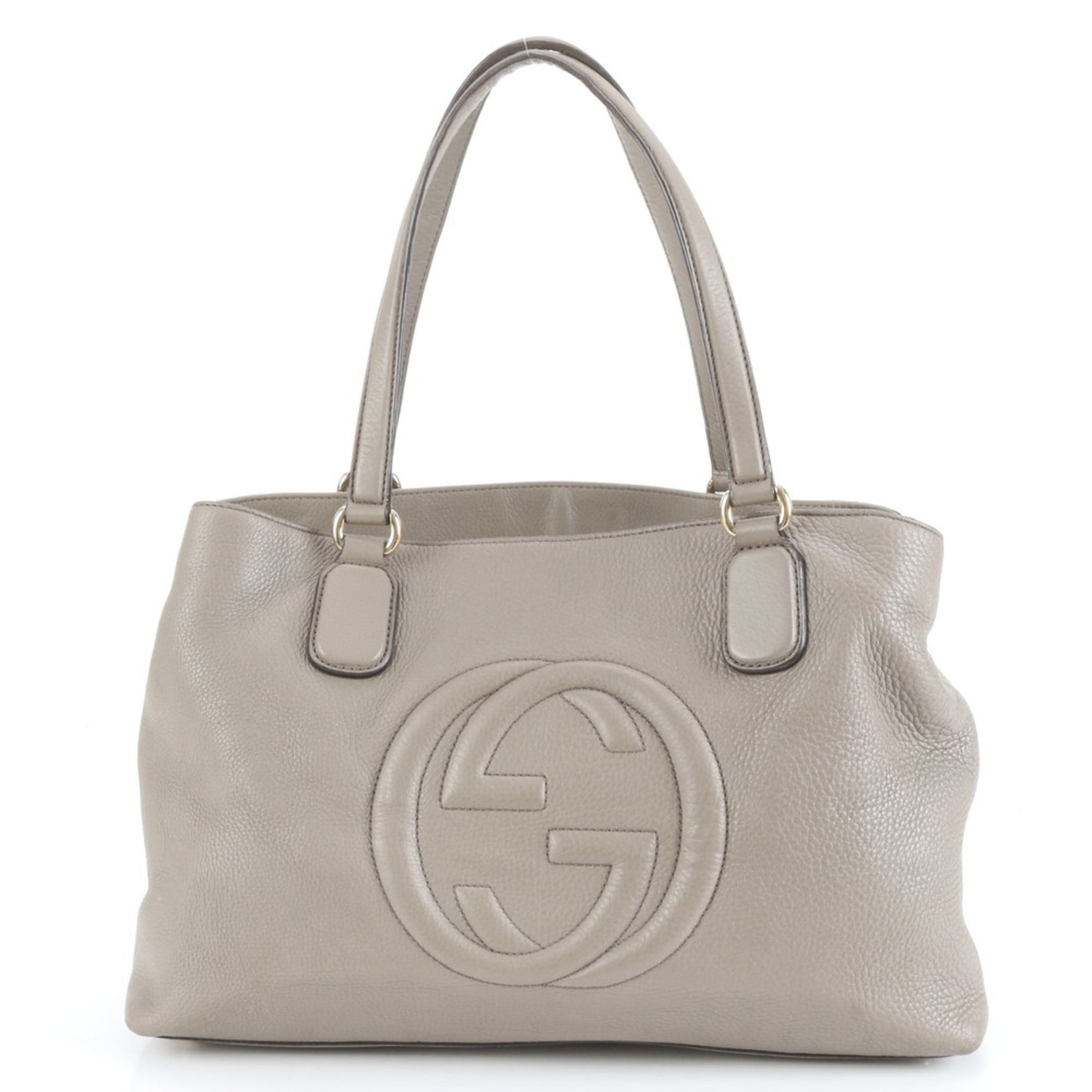 Gucci GG Soho Working Tote Bag, Leather, with Control Card