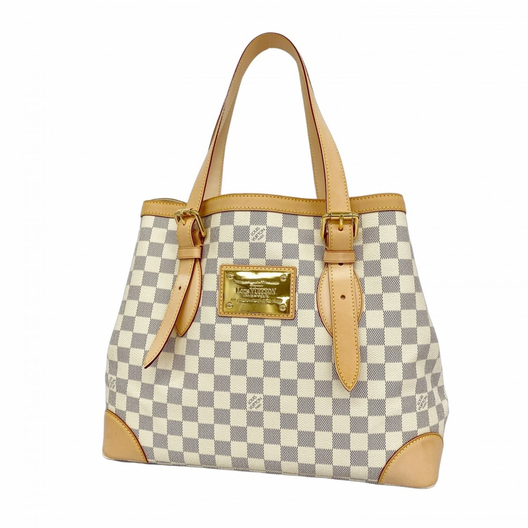 Louis Vuitton Damier Azur Hampstead MM Tote Bag