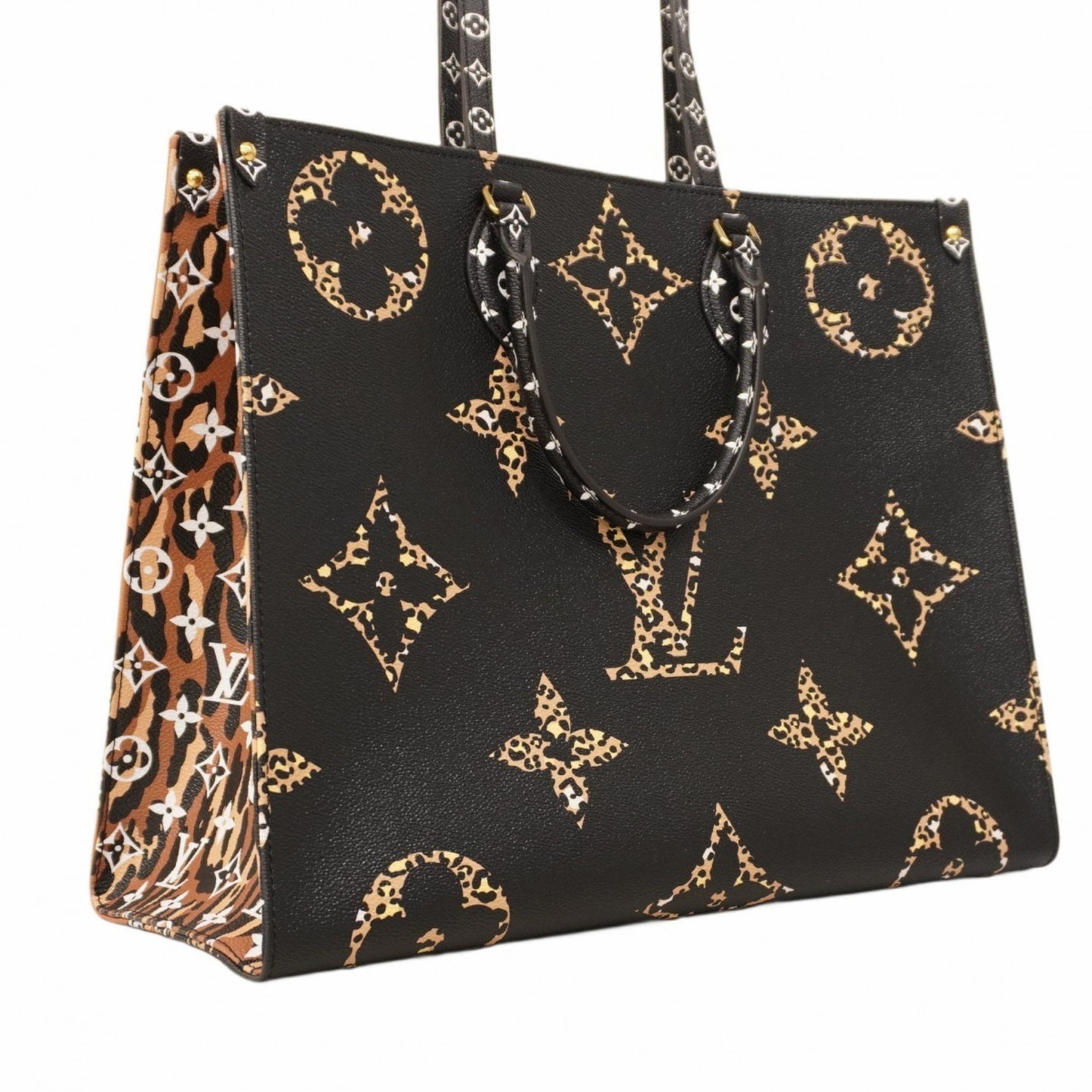 Louis Vuitton Monogram Jungle On the Go GM Noir Leopard Print Bag