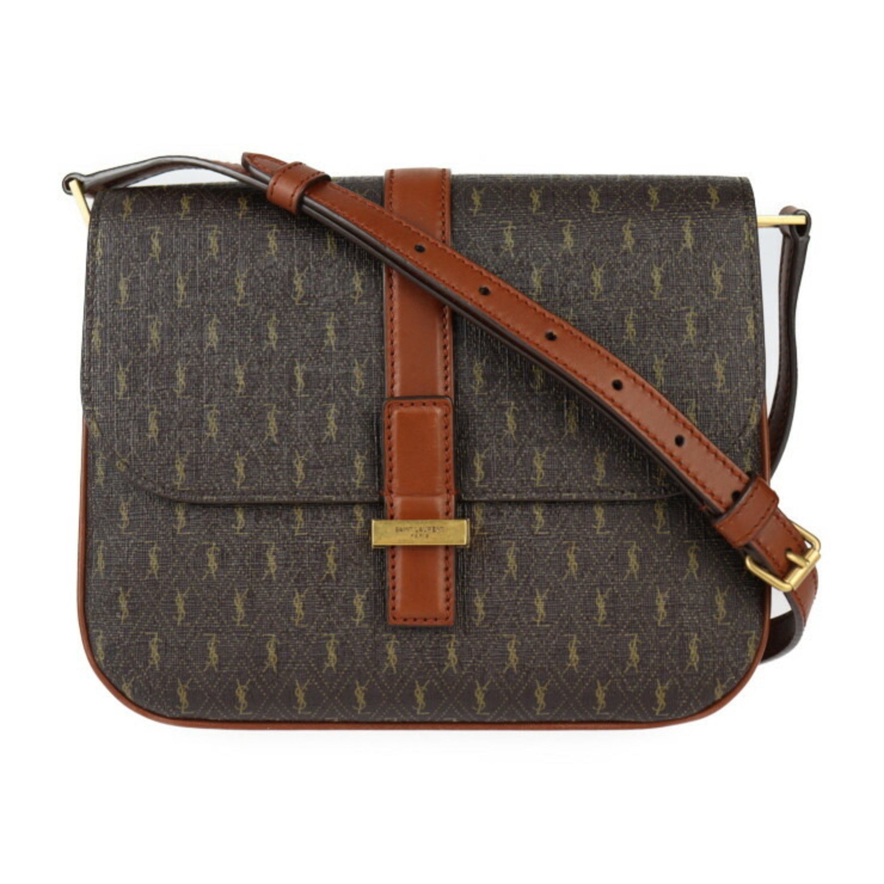Saint Laurent Satchel Le Monogram Shoulder Bag Leather YSL Pochette