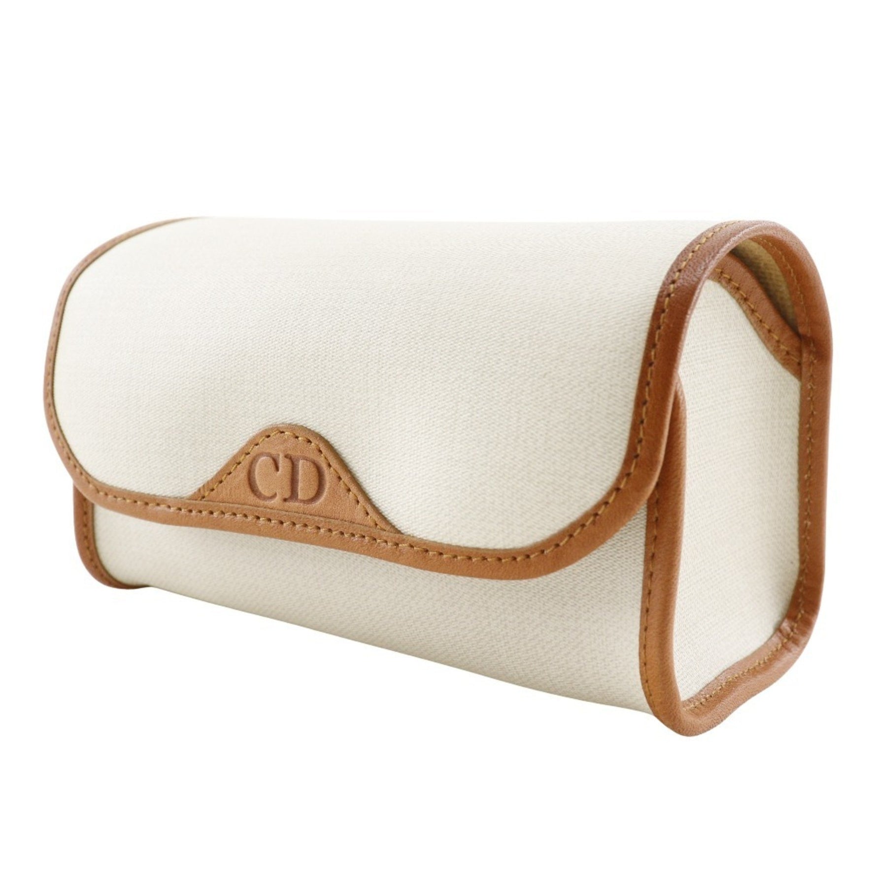 Christian Dior CD logo pouch, novelty, PVC, made in Spain, magnetic, logo