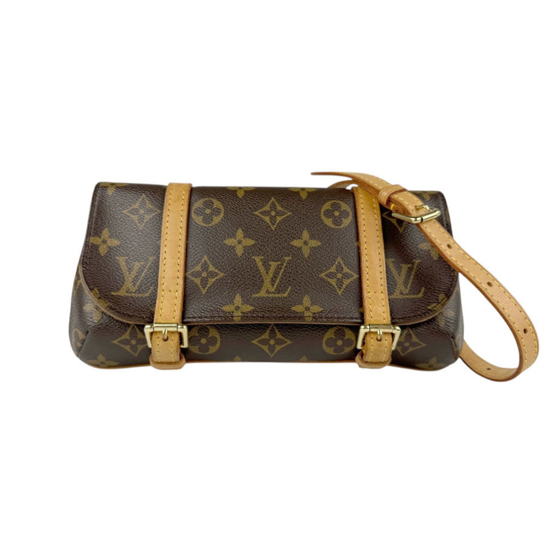 Louis Vuitton Waist Bag Belt Monogram Pochette Marel Canvas
