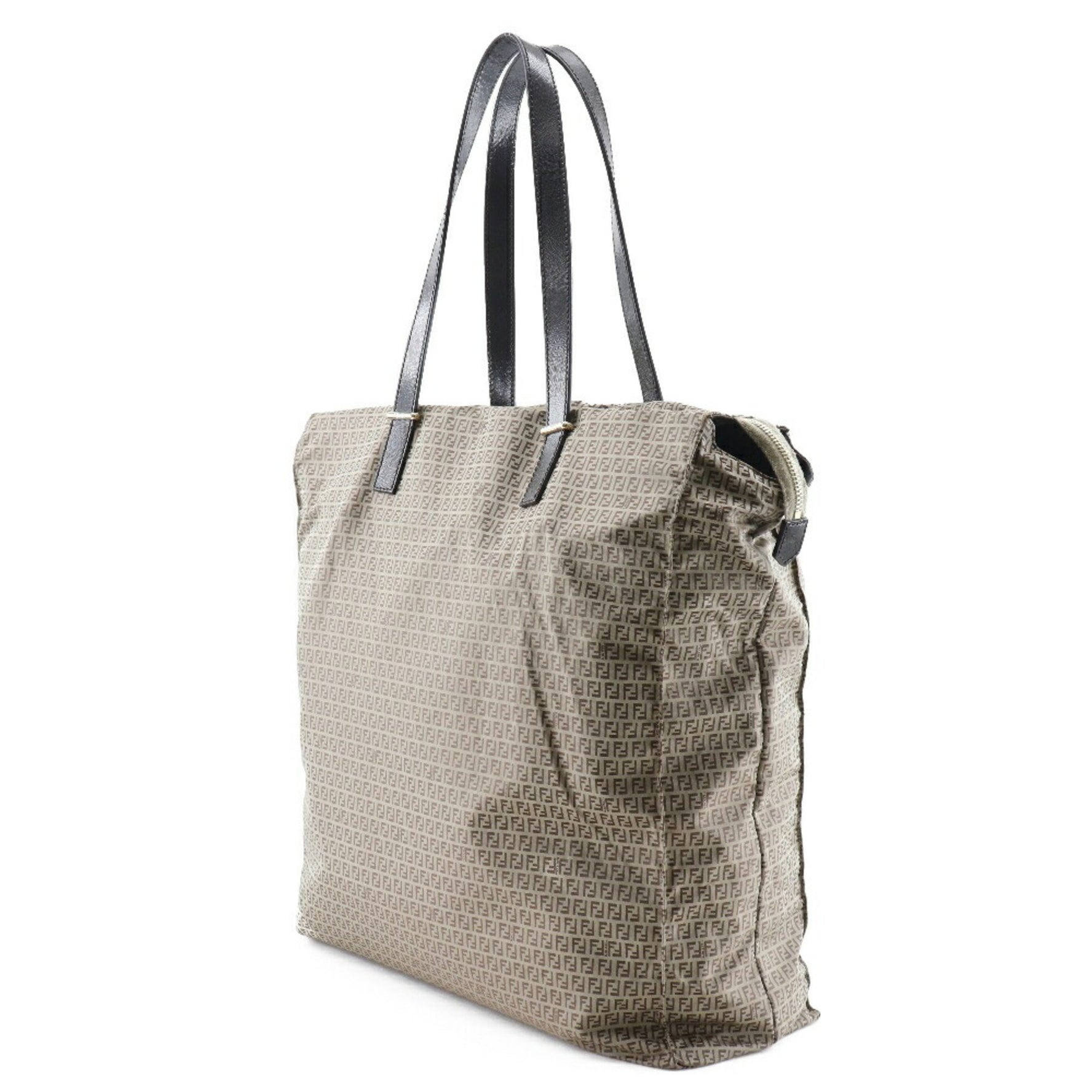 Fendi Micro Zucchini Tote Bag Nylon x Calf