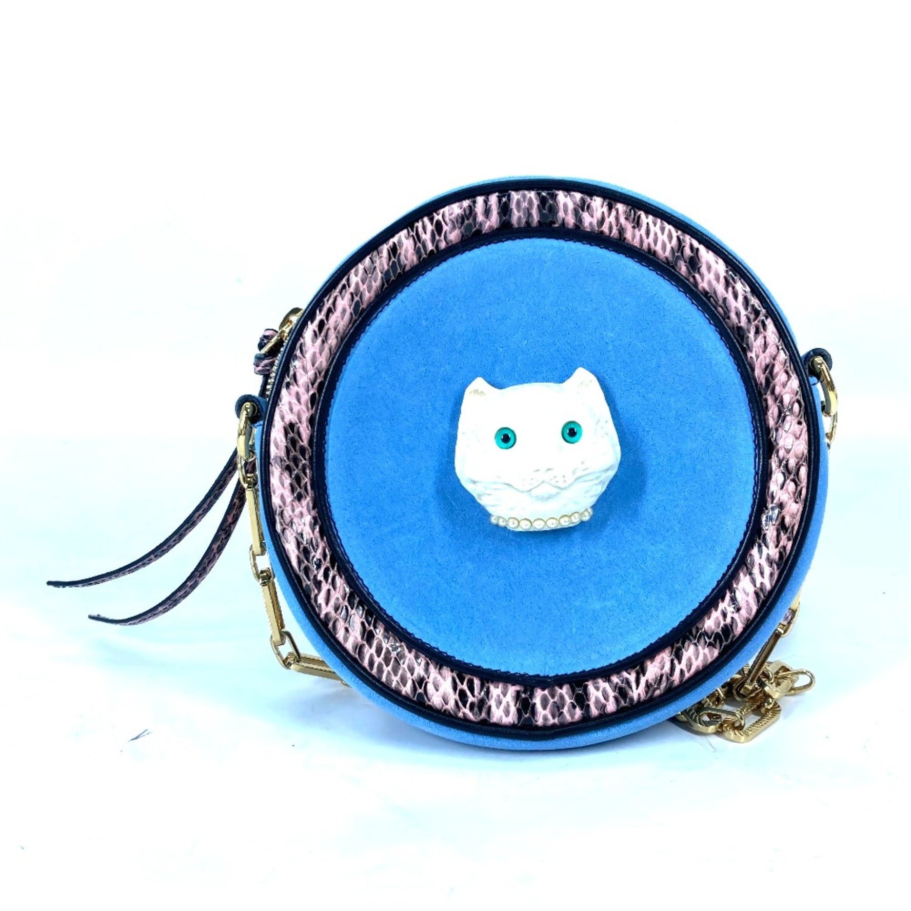 Gucci Round Pochette Crossbody Chain Shoulder Bag