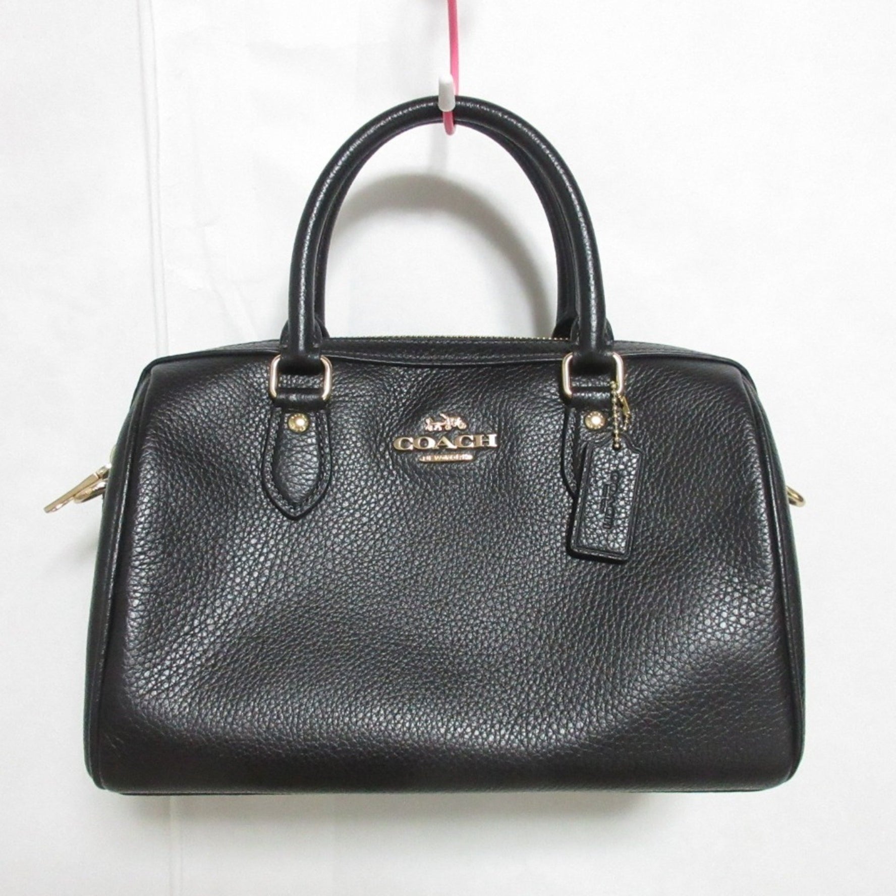 COACH Lowan Satchel Leather Handbag Shoulder Bag