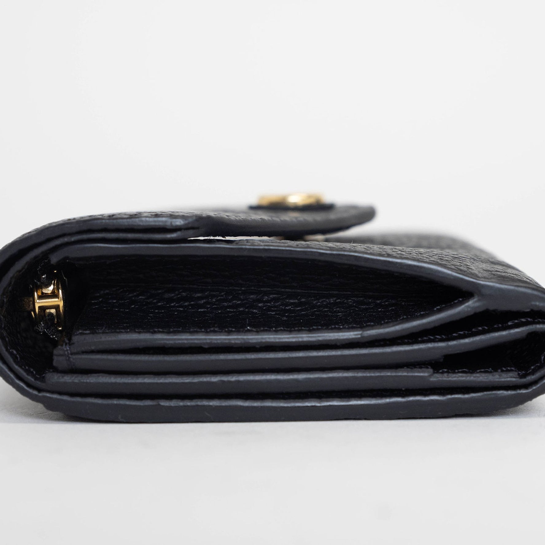 Louis Vuitton Portefeuille Zoe Empreinte Black Tri-fold Wallet
