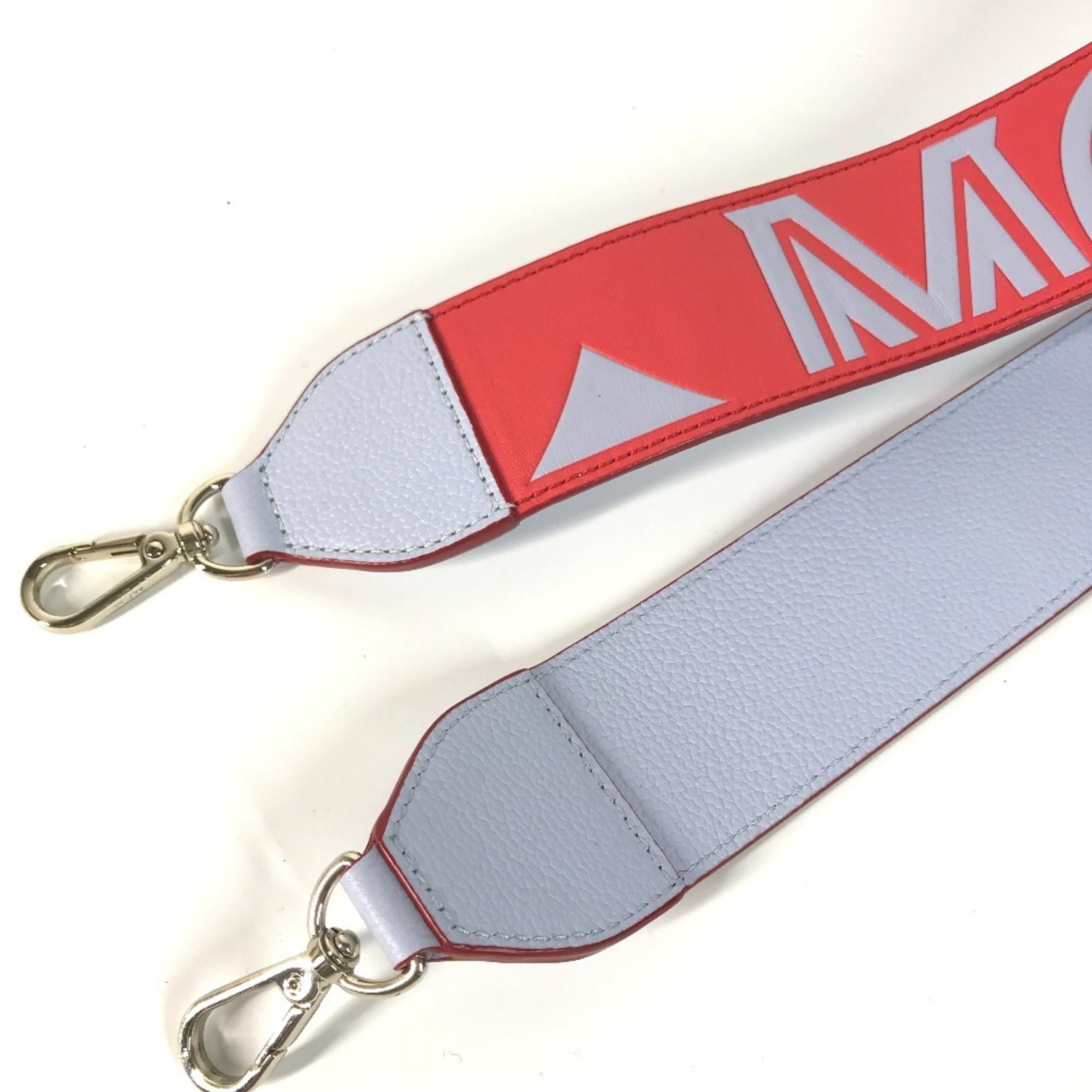 MCM Shoulder Strap Leather Red