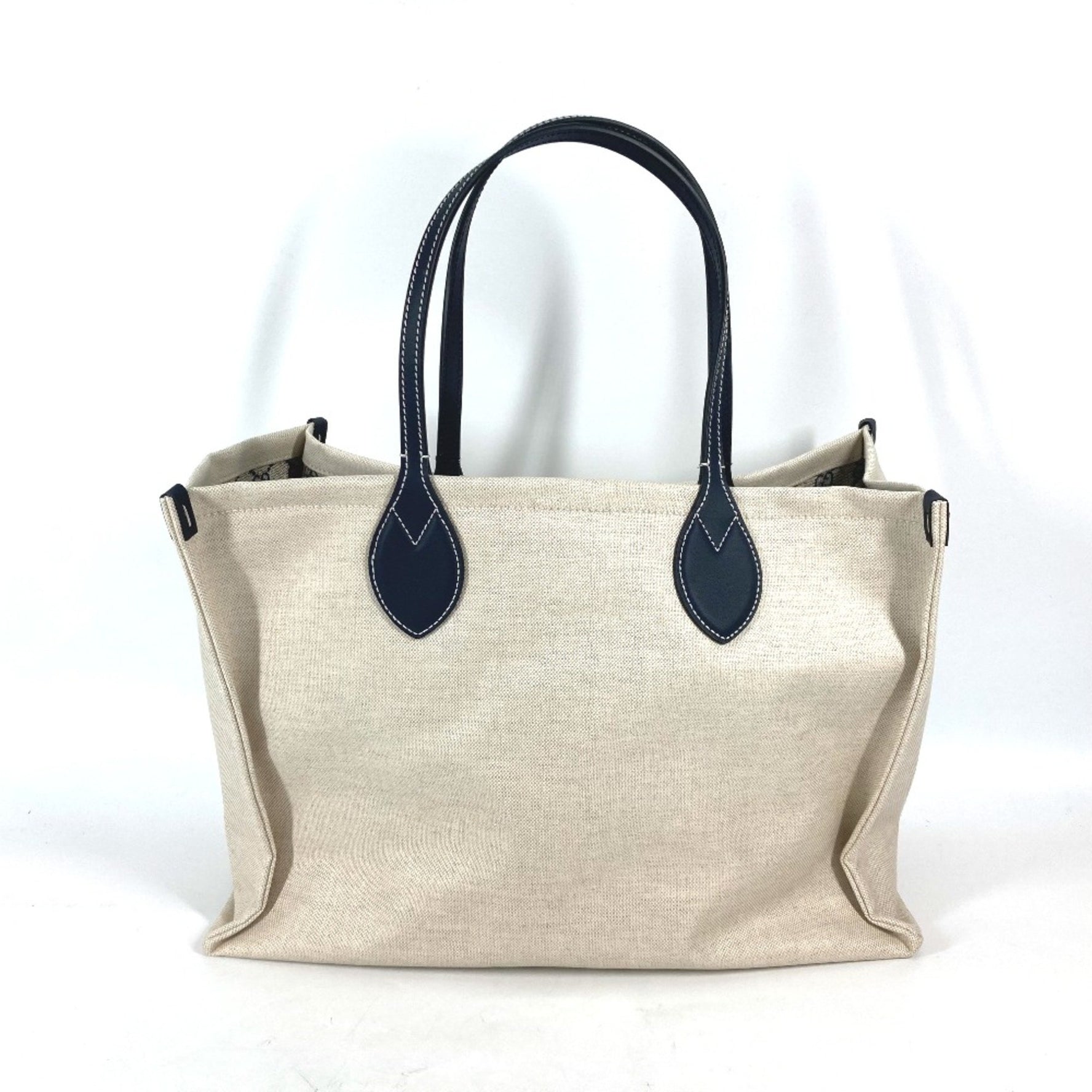 Gucci Japan limited JAPAN Shoulder Bag Shoulder Bag Tote Bag BeigeBased x Black Dark Navy Based