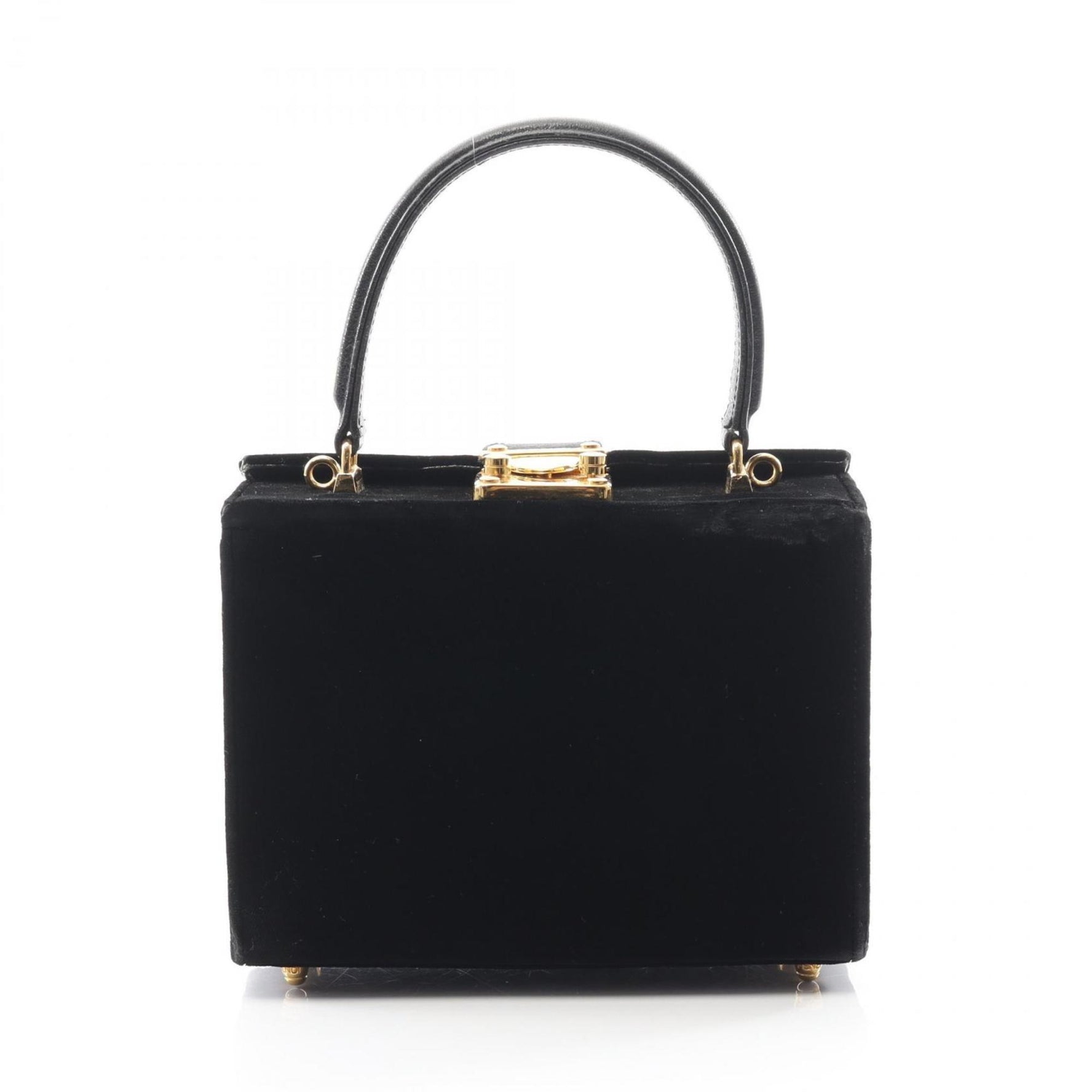 Fendi handbag bag fabric leather