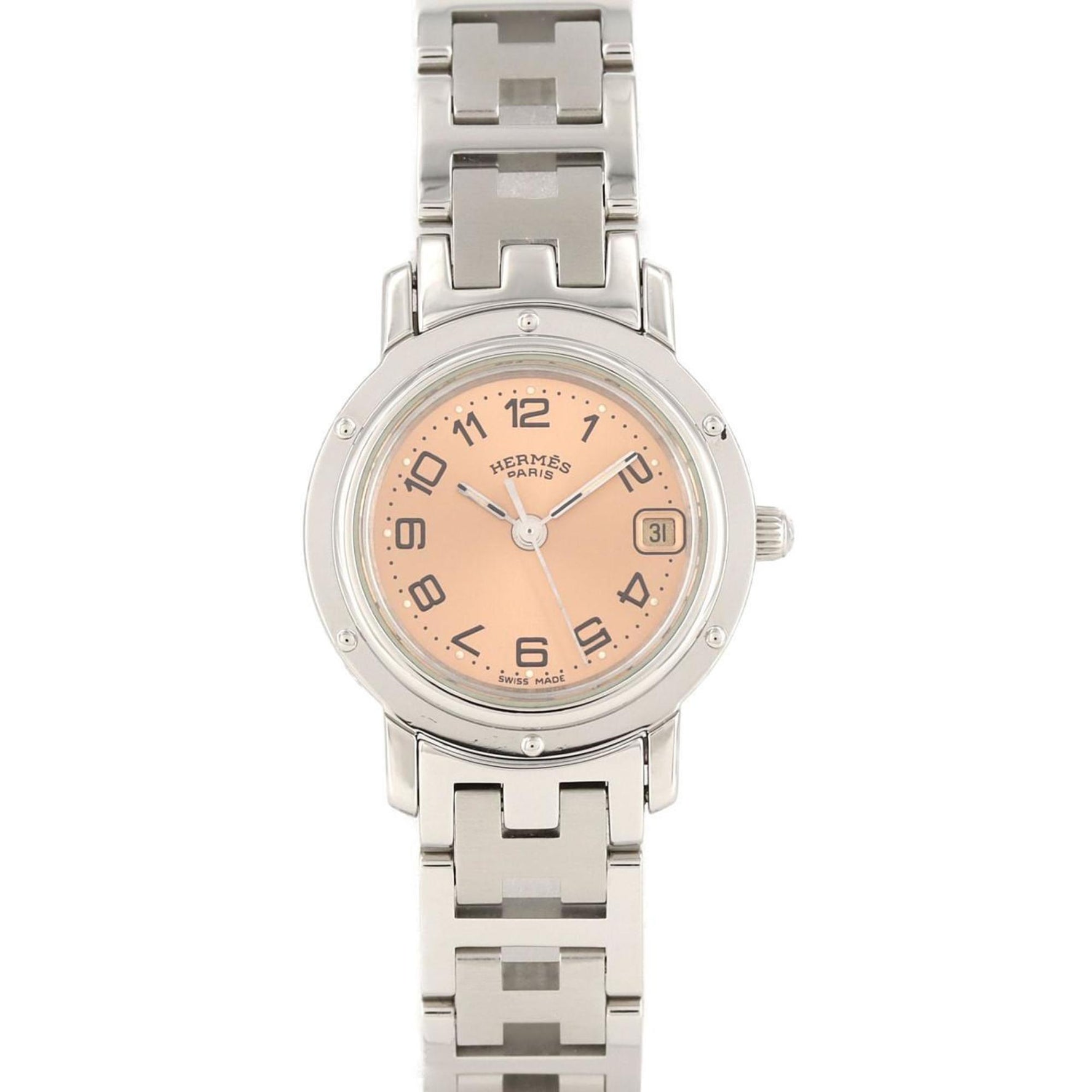 Hermes Clipper SS Quartz Watch
