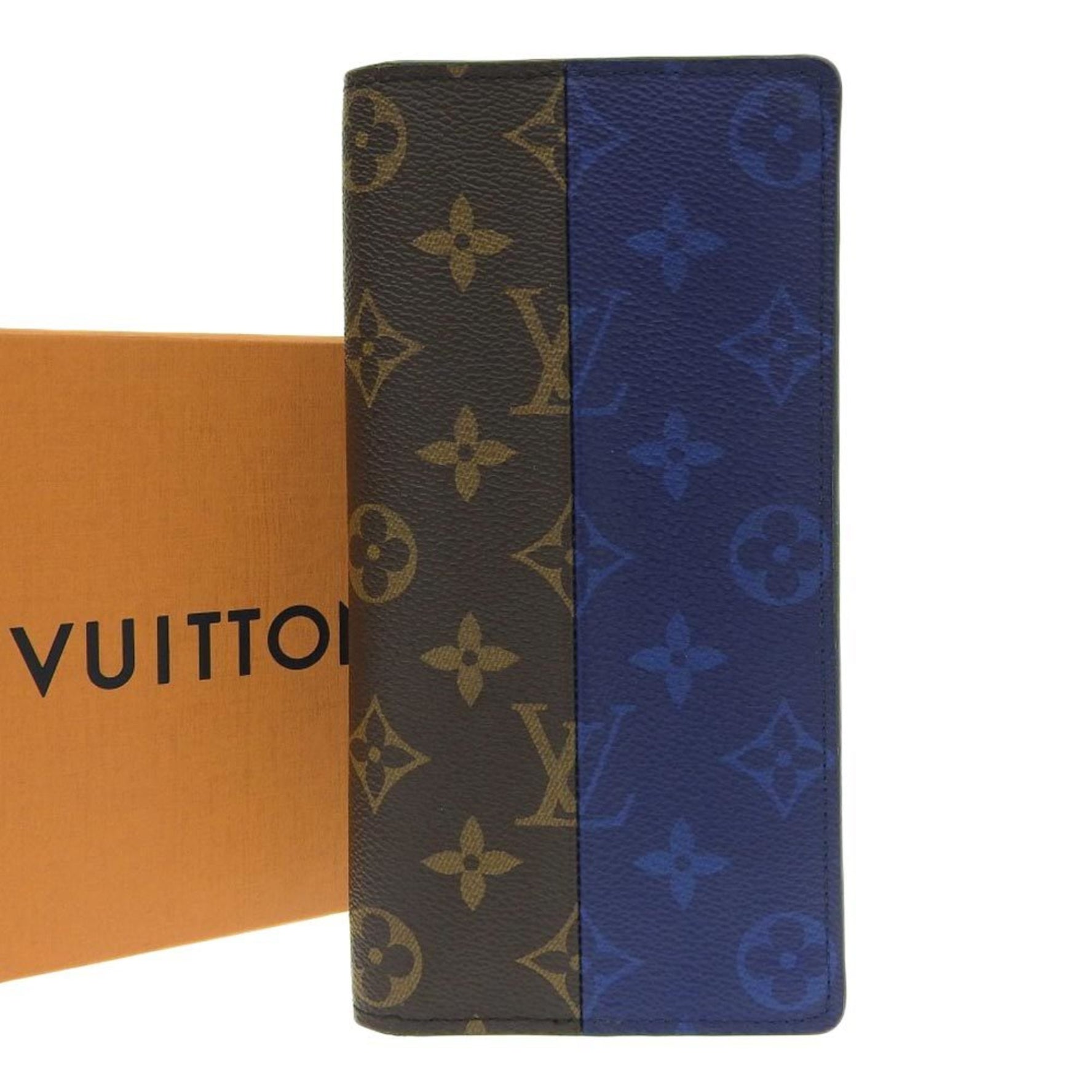 Louis Vuitton Monogram Split Portefeuille Brother Folio Long Wallet