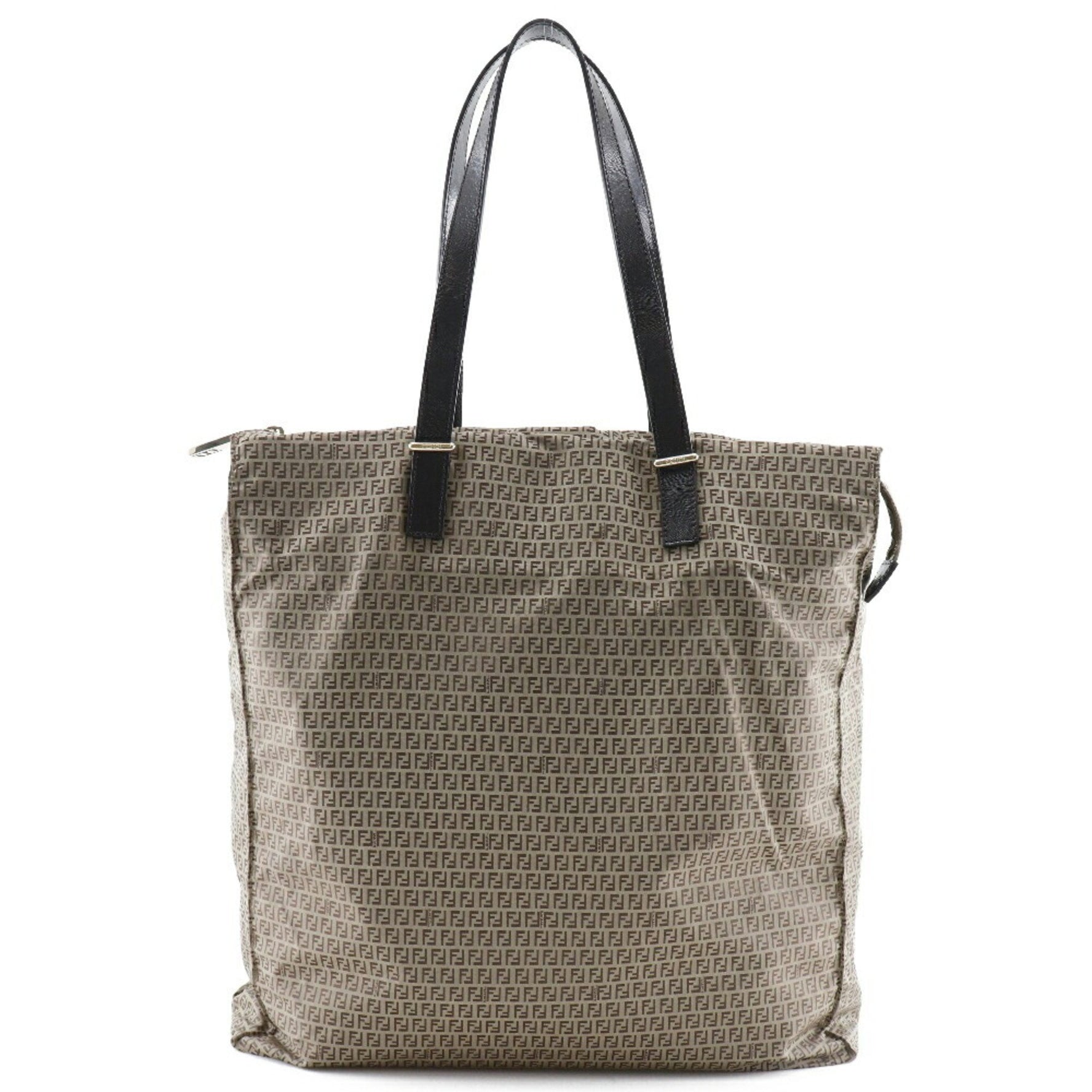 Fendi Micro Zucchini Tote Bag Nylon x Calf