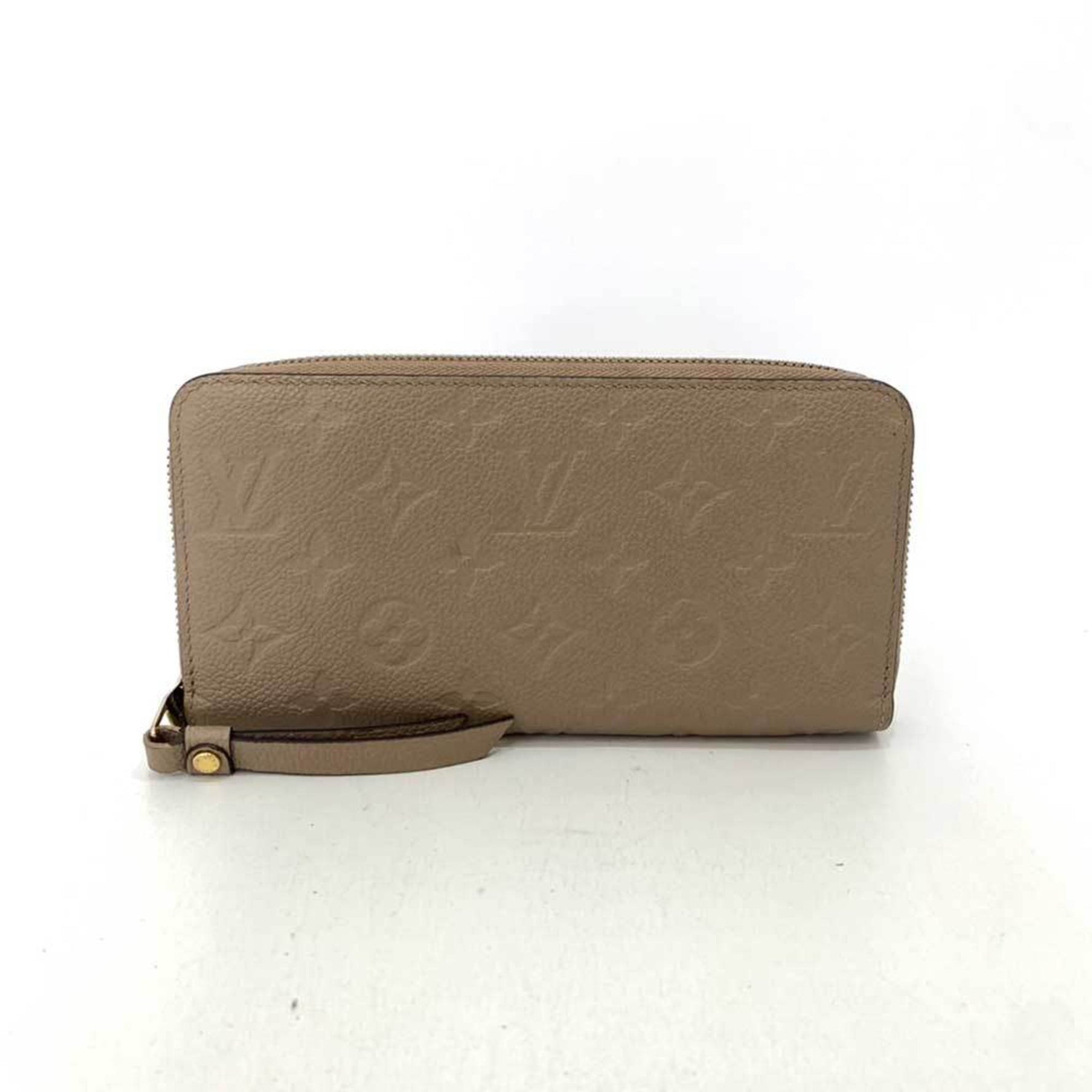 Louis Vuitton Zippy Wallet Tourterelle Long Monogram Empreinte LOUISVUITTON