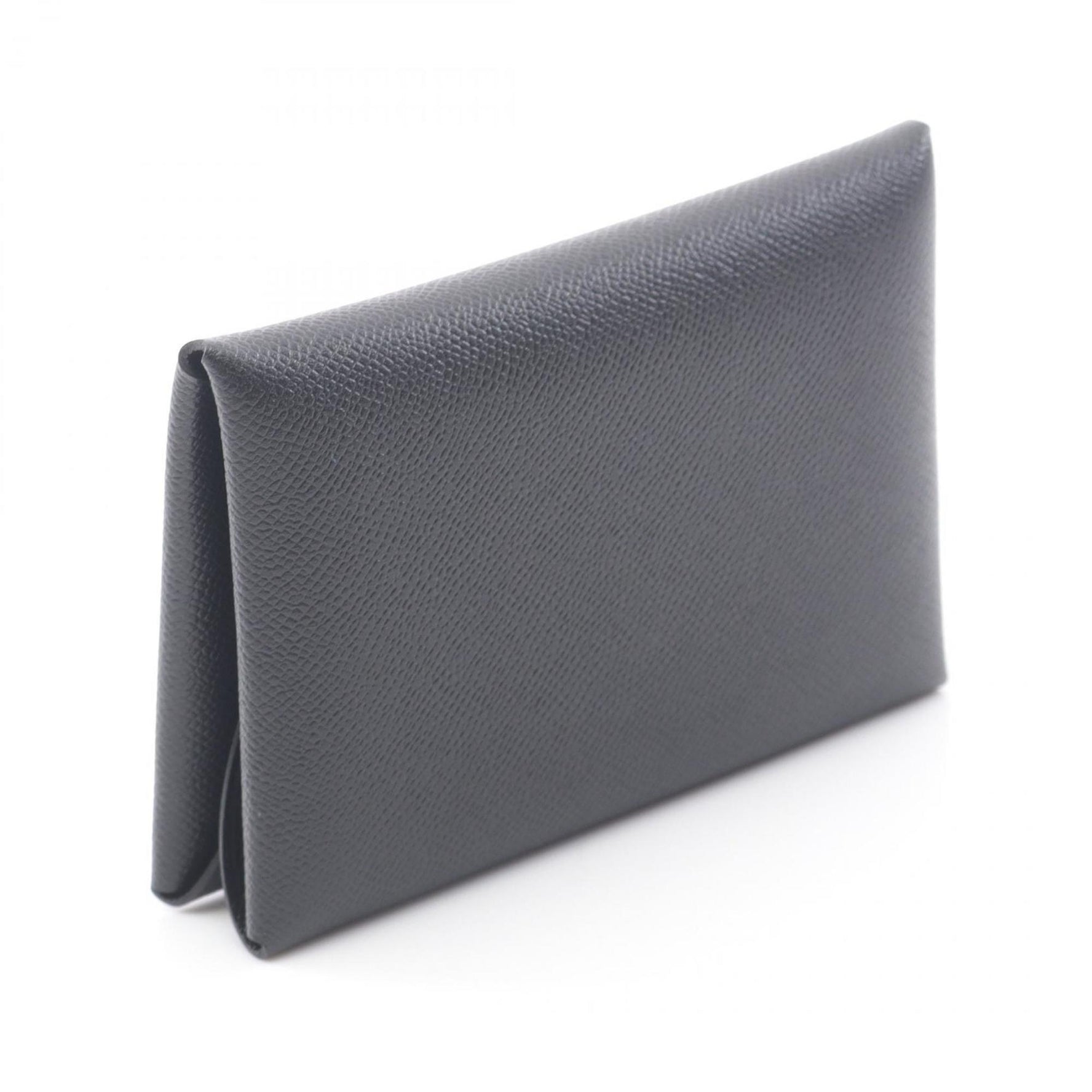 Hermes Hermès Calvi Duo Wallet/Coin Case Leather Wallet Veau Madame