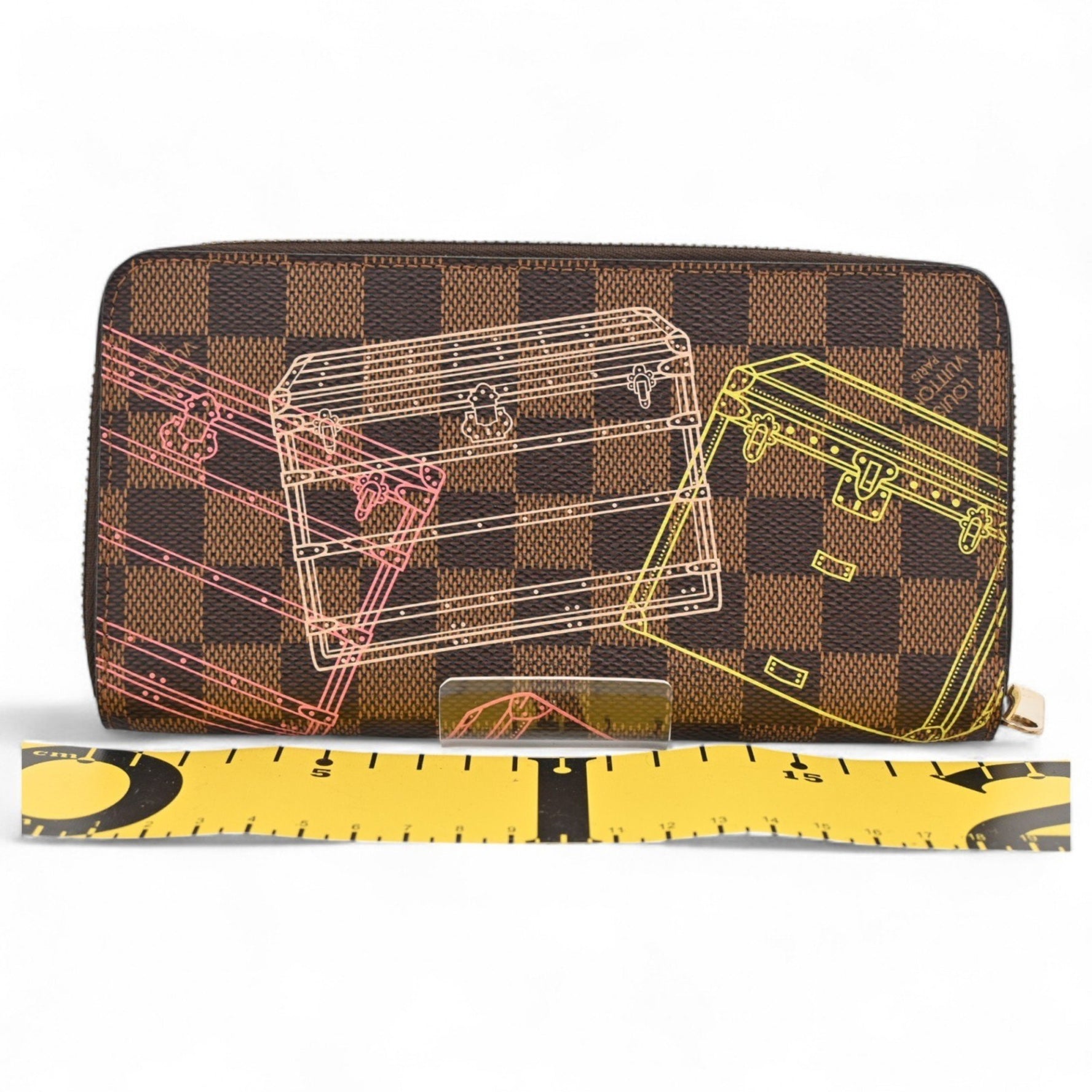 Louis Vuitton Damier Trunk Print Zippy Wallet
