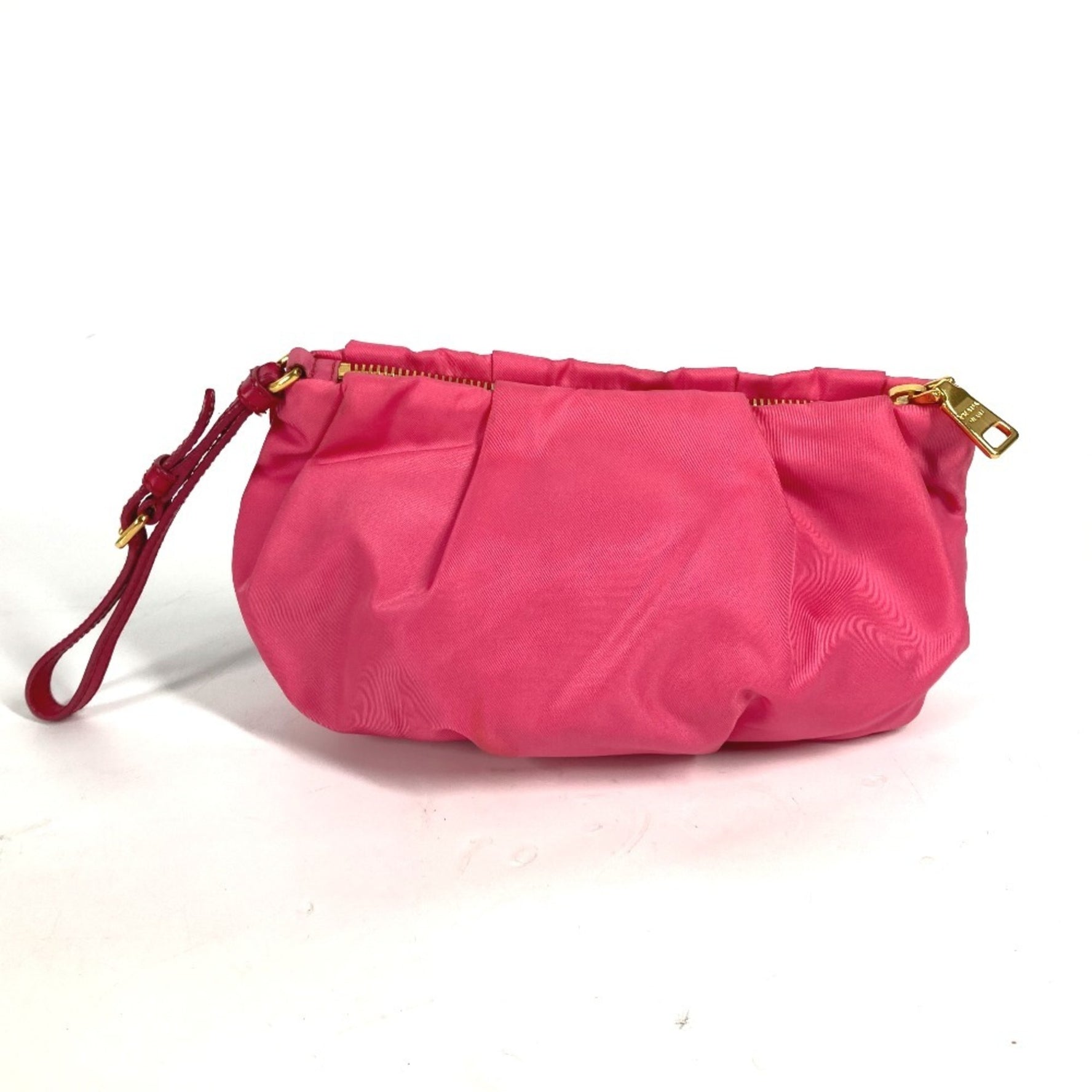 PRADA strap ribbon bag pouch clutch nylon