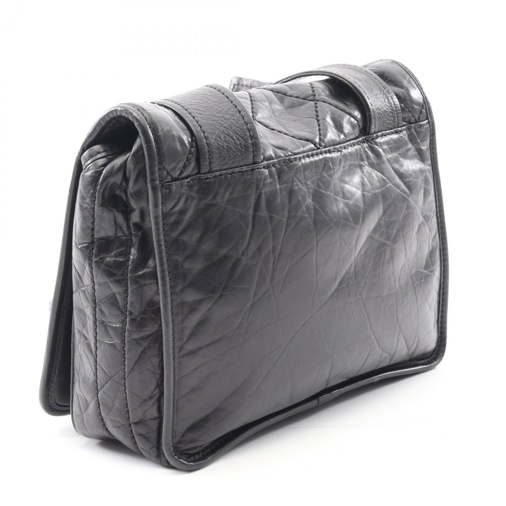 CHANEL Wild Stitch Shoulder Bag in Calfskin Leather