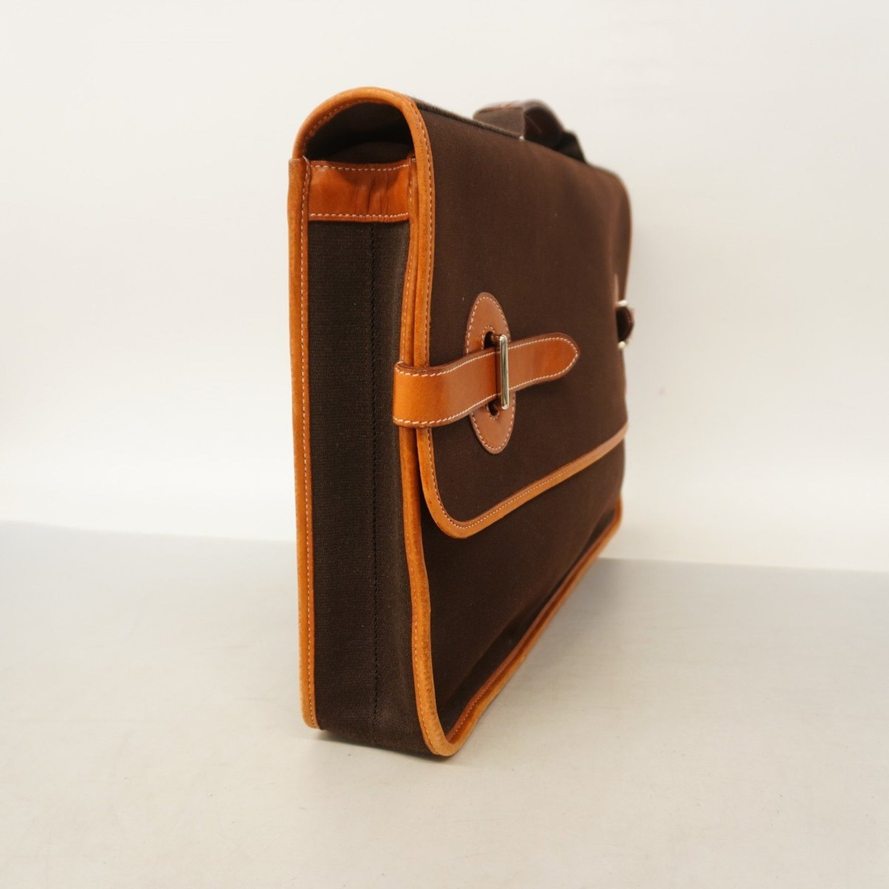 Hermes Hermès Buenaventura MM Toile Officier Bag