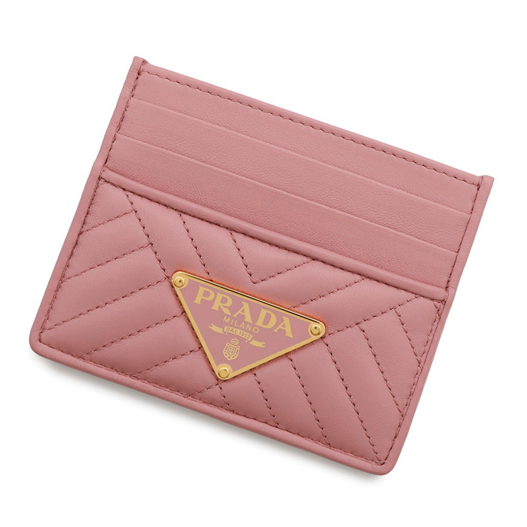 Prada business card holder/card case, triangular holder, pass case