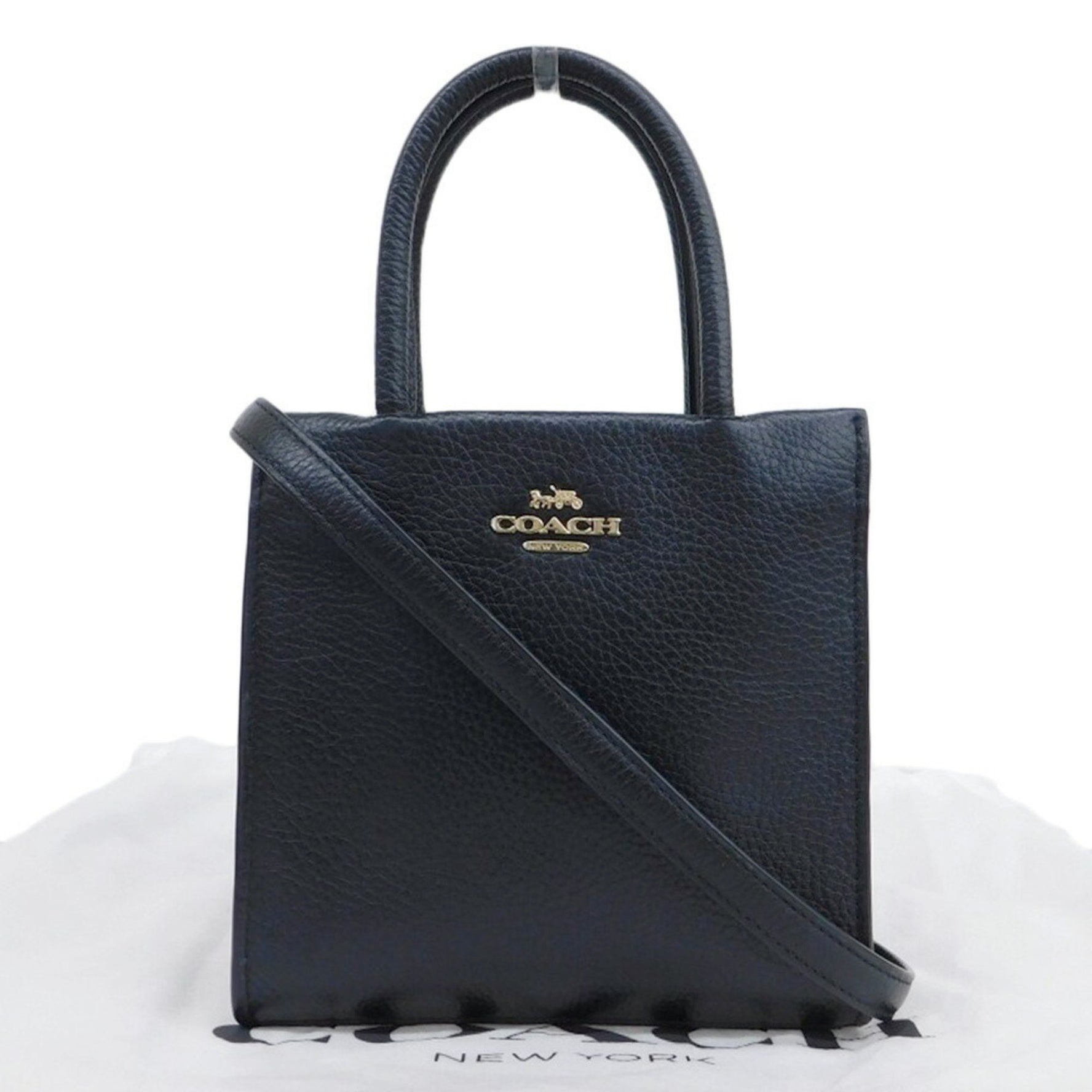 Coach shoulder bag handbag leather 5692