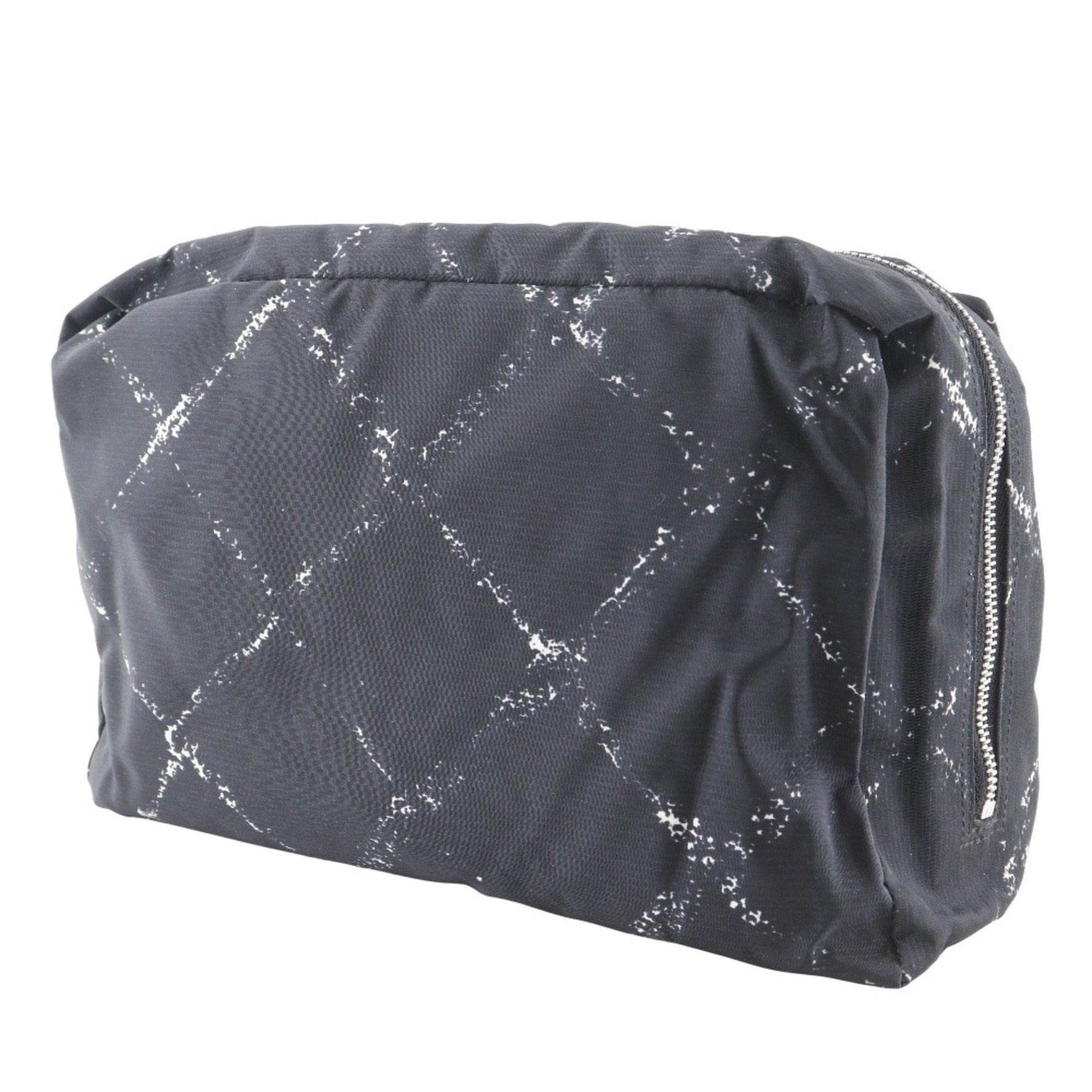 CHANEL Pouch Travel Line Nylon Unisex