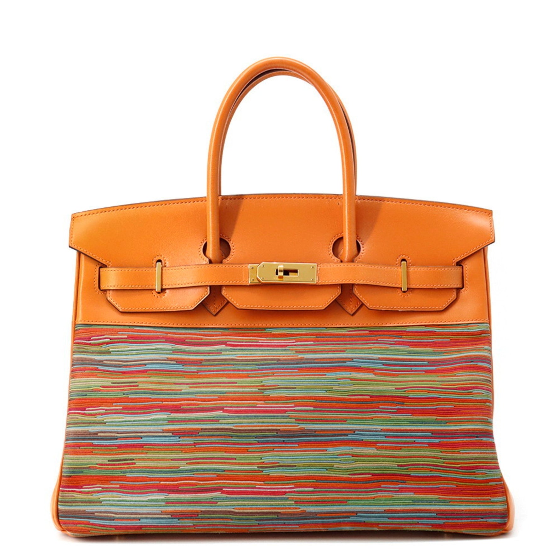 Hermès Birkin 35 Vibrato Box Calf Leather H Stamp HERMES Handbag