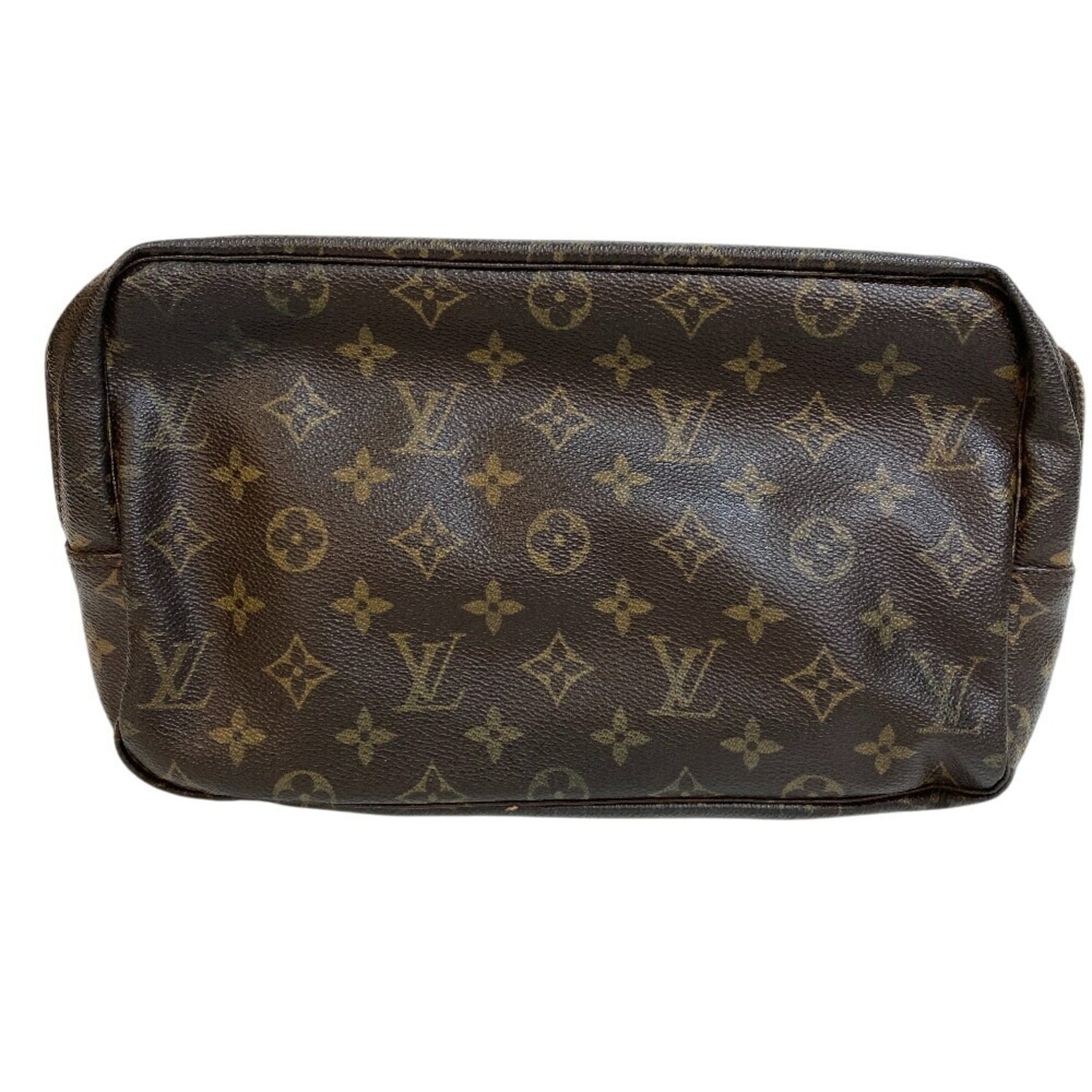 LOUIS VUITTON True Toilet 28 Monogram Pouch Unisex