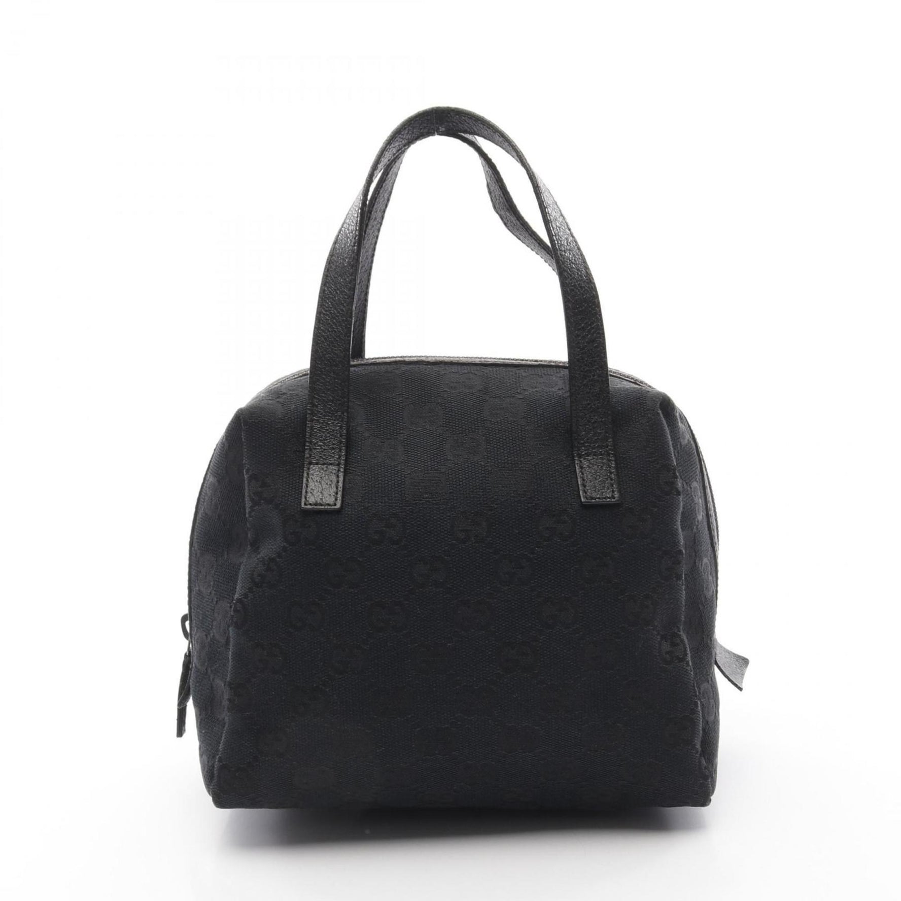 GUCCI GG Canvas Handbag Leather