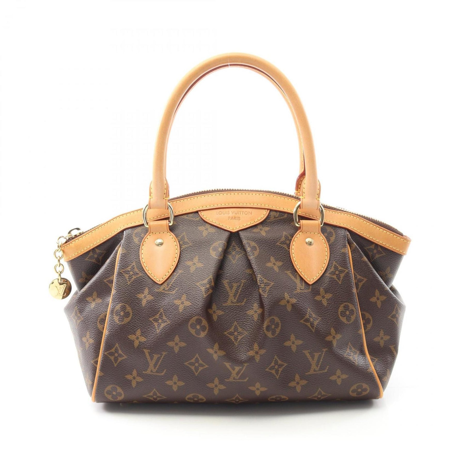 Louis Vuitton Tivoli PM Handbag, Coated Canvas and Leather, Monogram