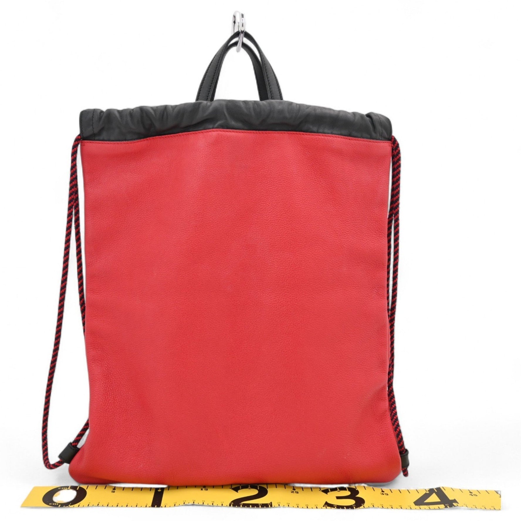 Gucci Coco Capitan Backpack in Hibiscus Red and Black